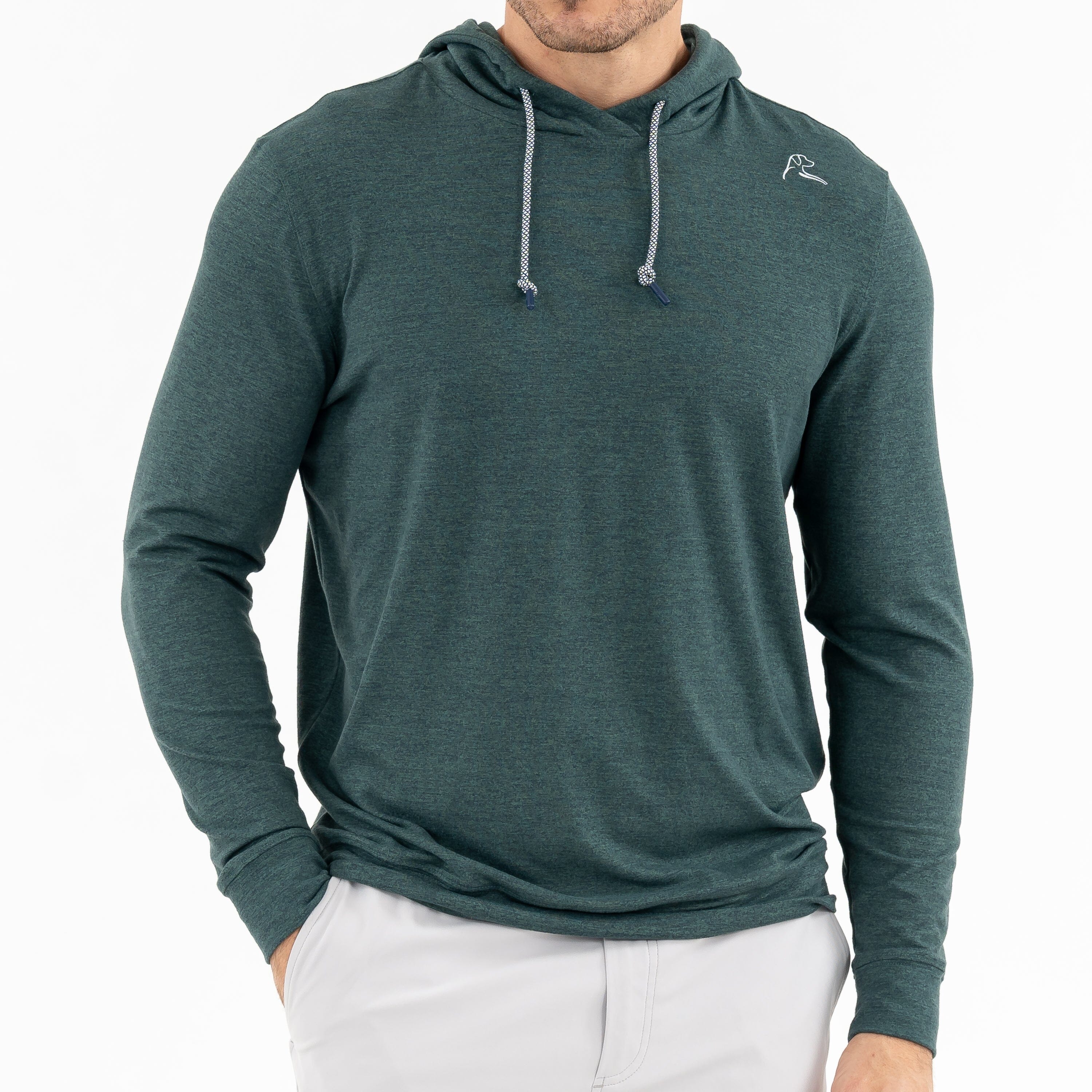 Heather Hesi Hoodie Ponderosa Green/Willow Green
