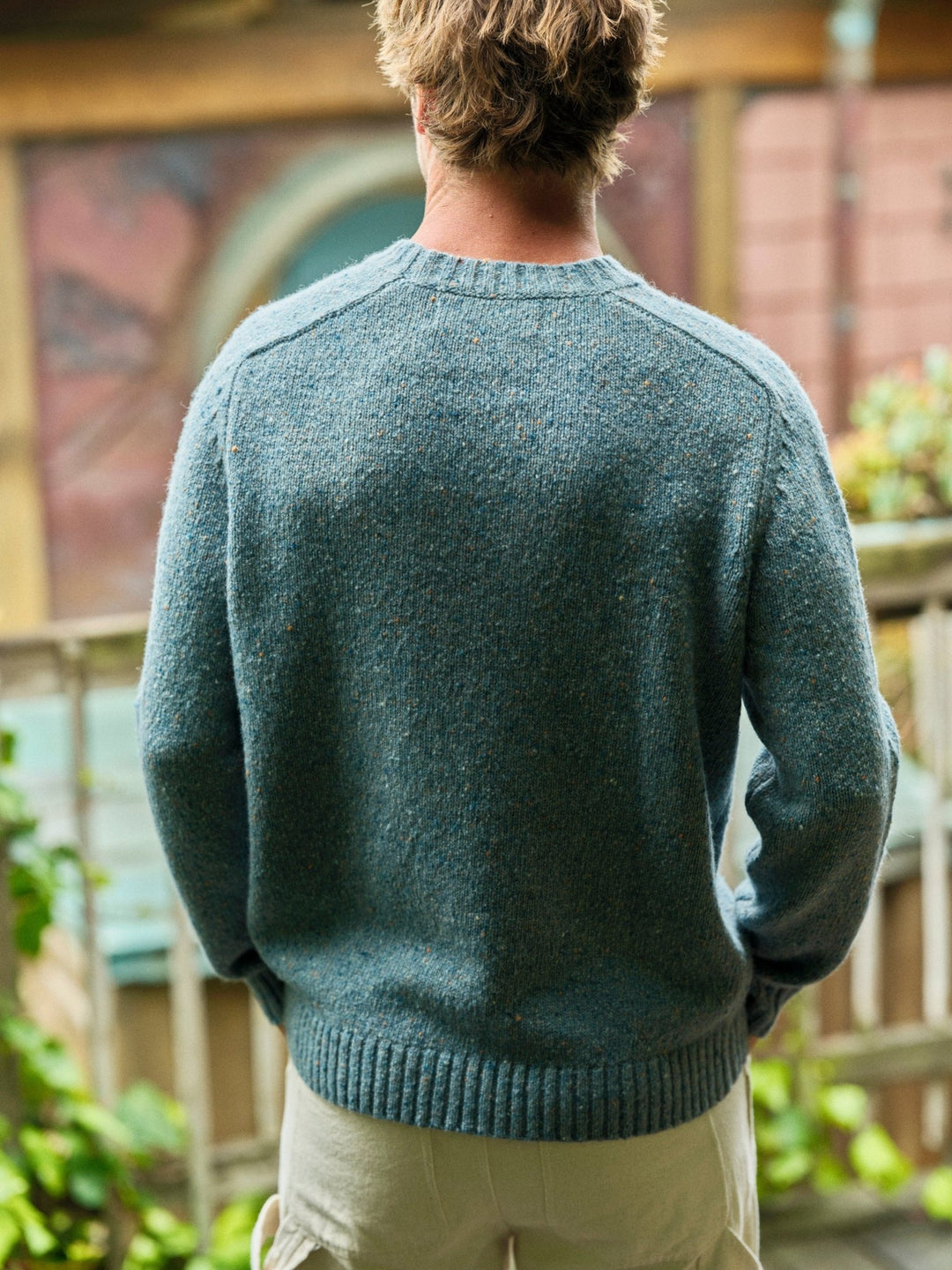 Cambridge Crew Sweater Sea Mist