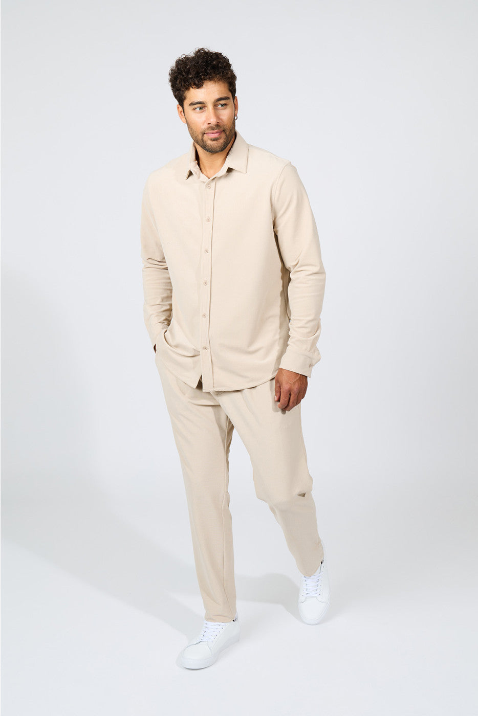 Jean Villa Long Sleeve Shirt Khaki