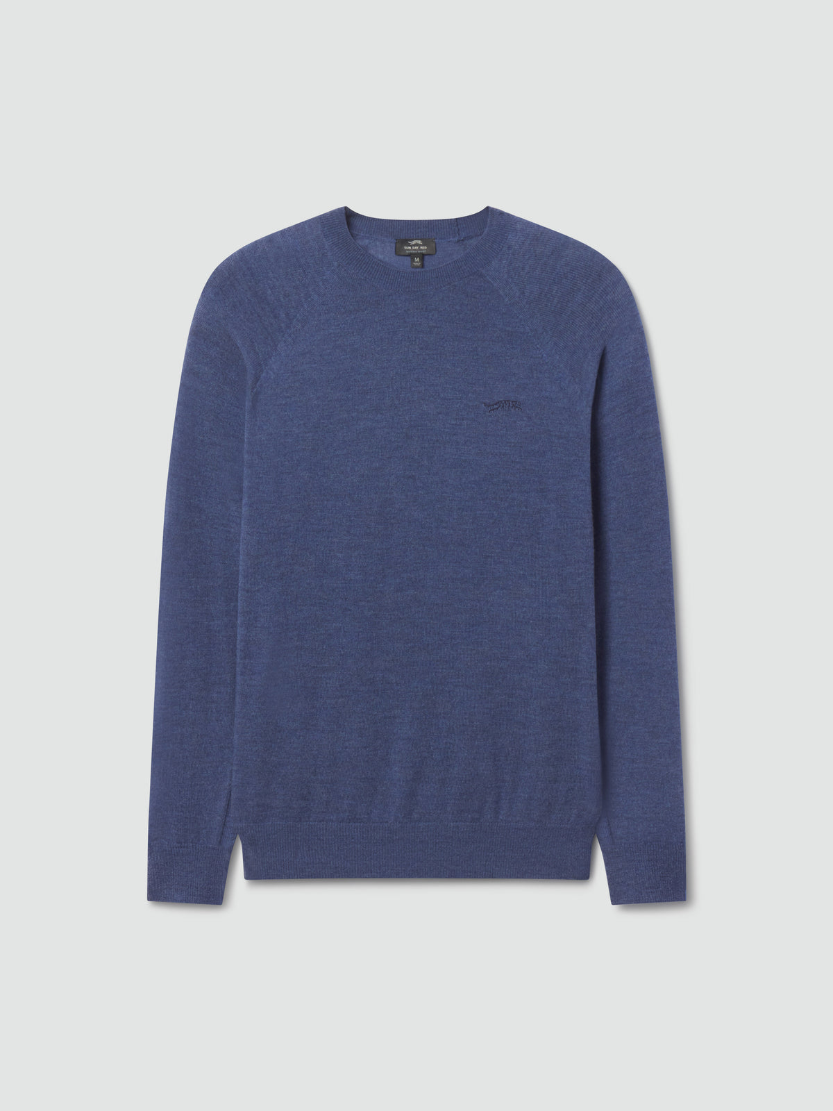 3D Merino Wool Crew Ocean Blue