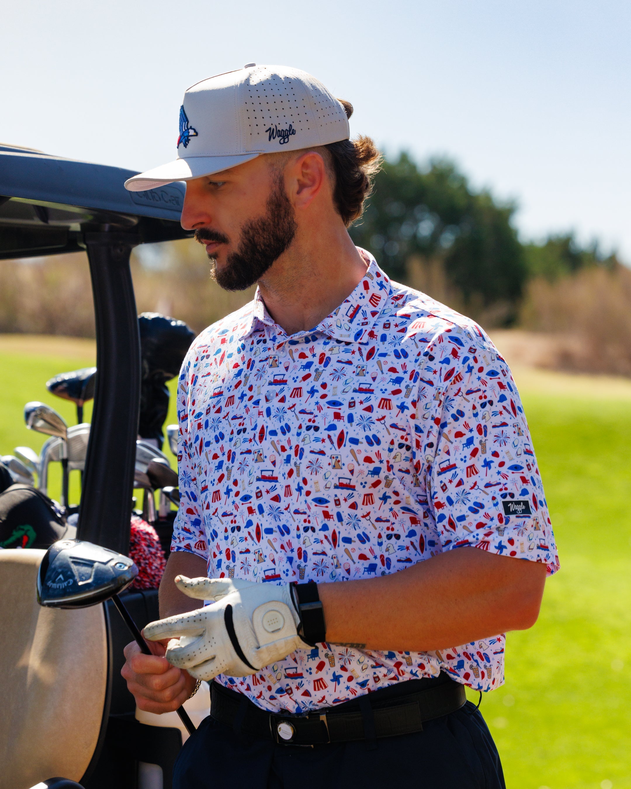 Americana Polo White