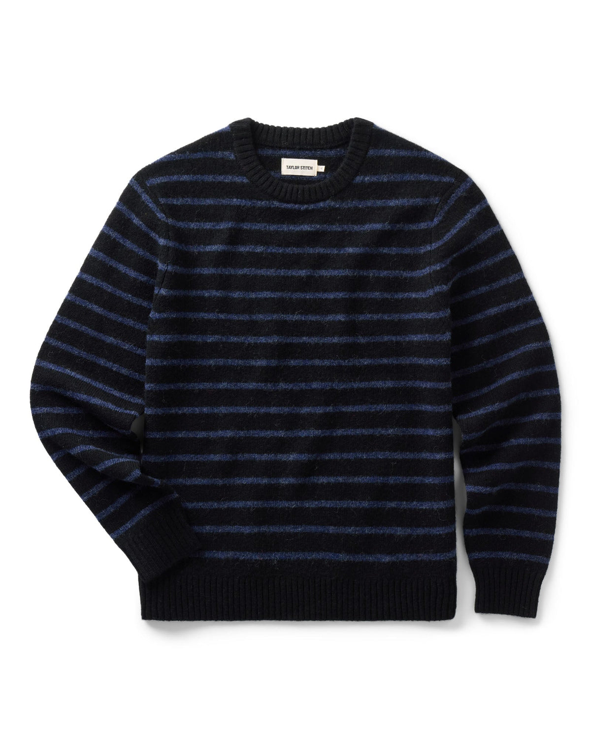The Eastmoor Wool Sweater Coal Stripe