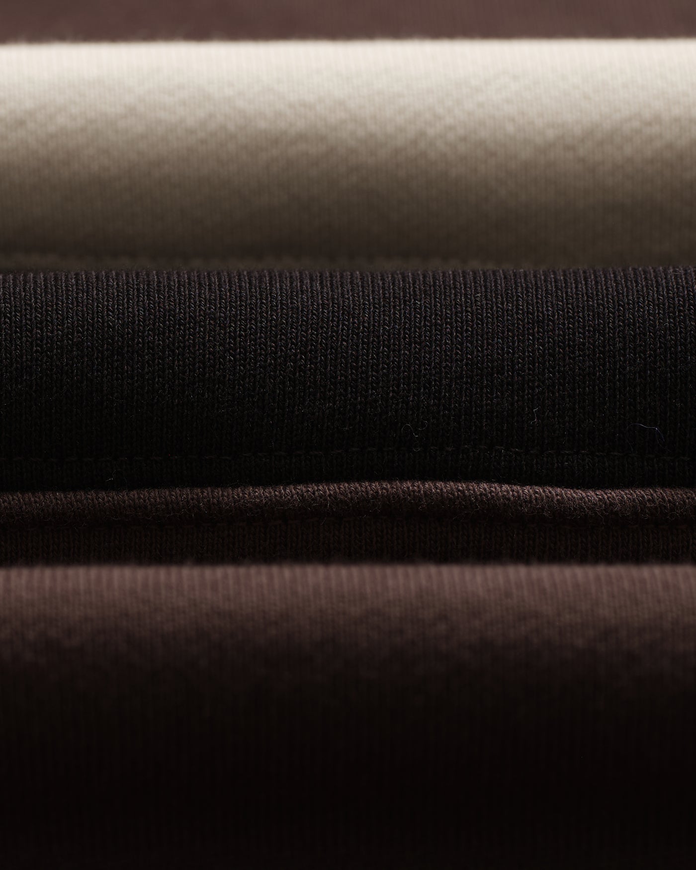 Rowhill Rugby Shirt - Paneled Loopback Brown/Black
