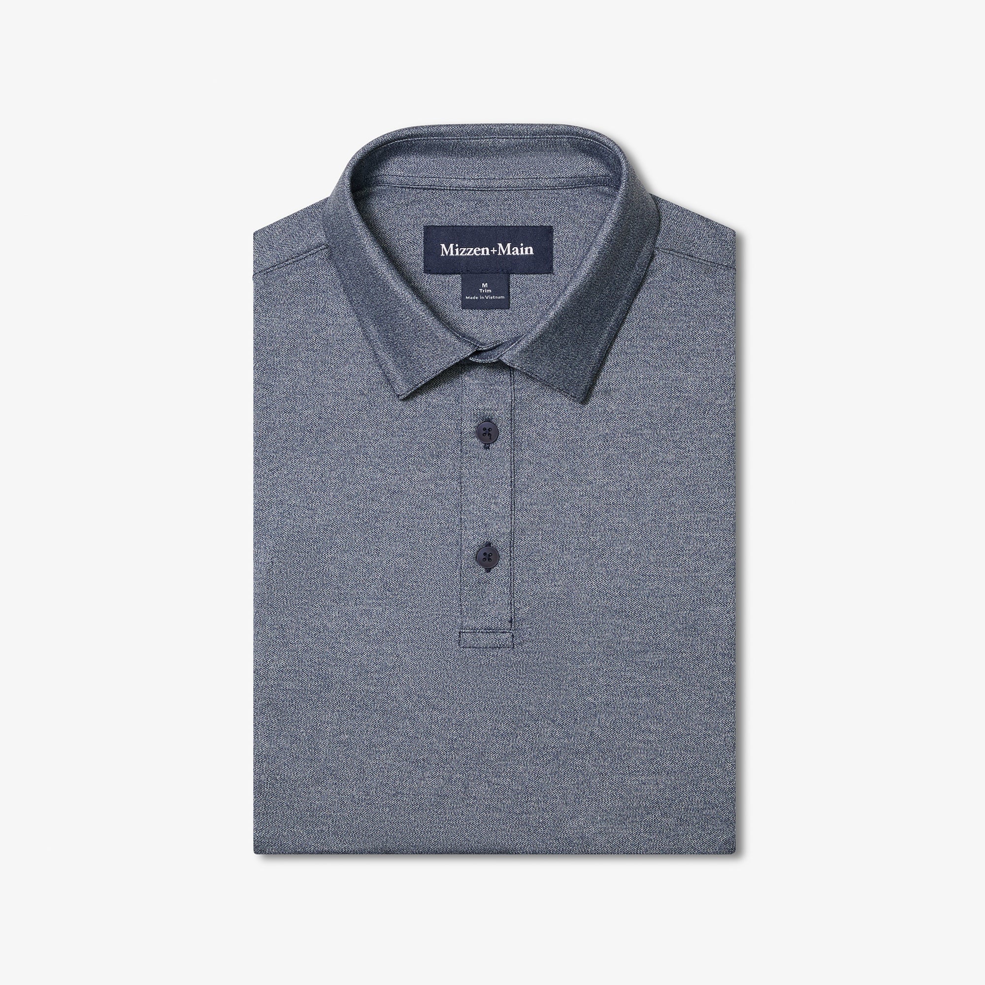 Harper Short Sleeve Polo Navy Heather