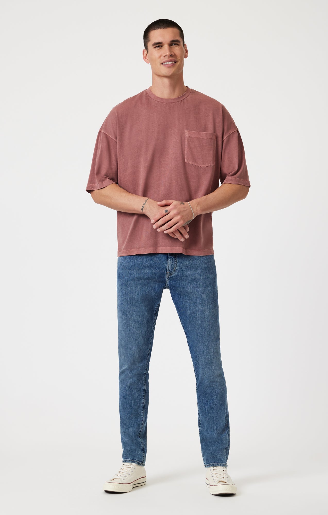 Marcus Selvedge Slim Straight Jean Light Brushed