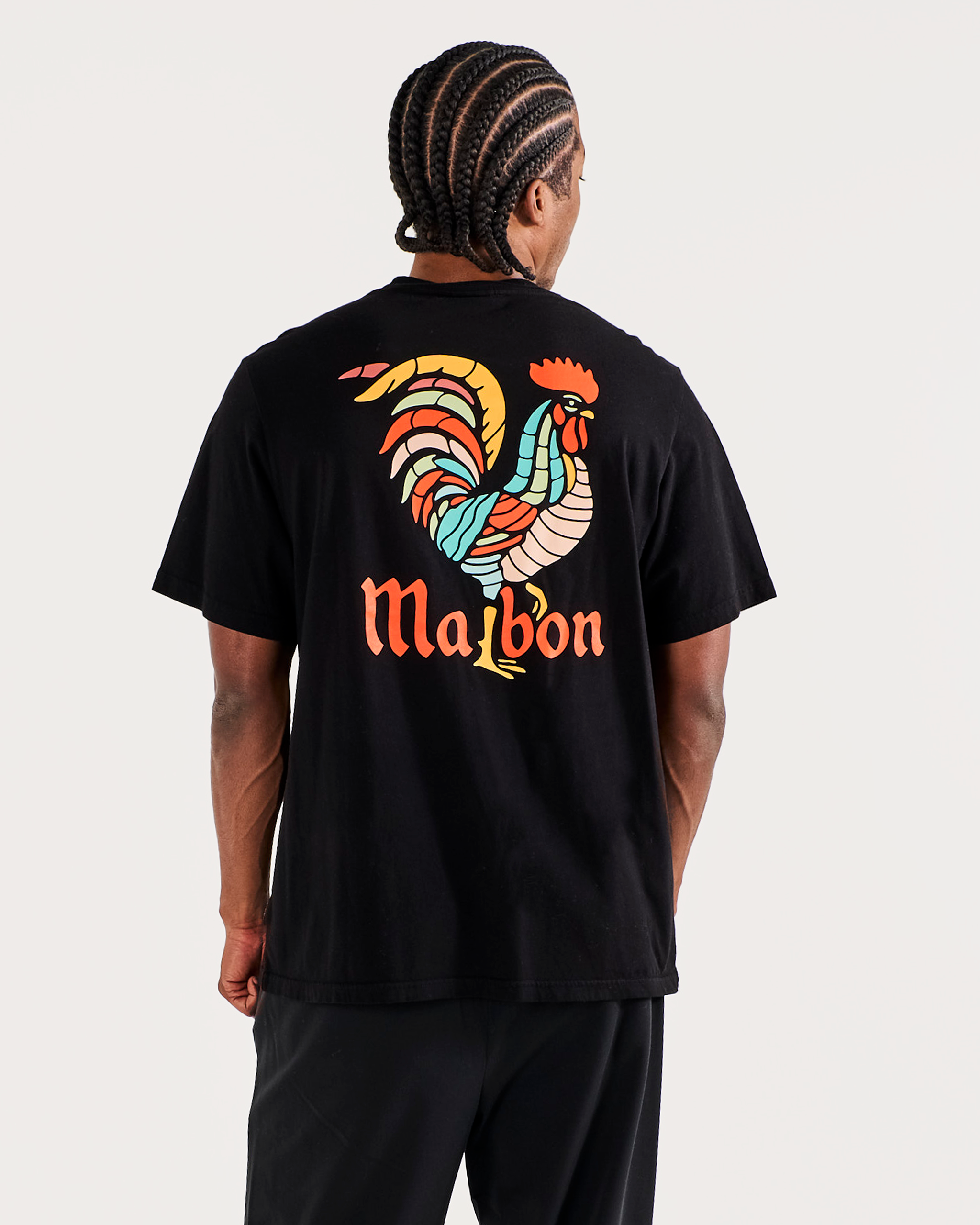 Bermuda Rooster Tee Black