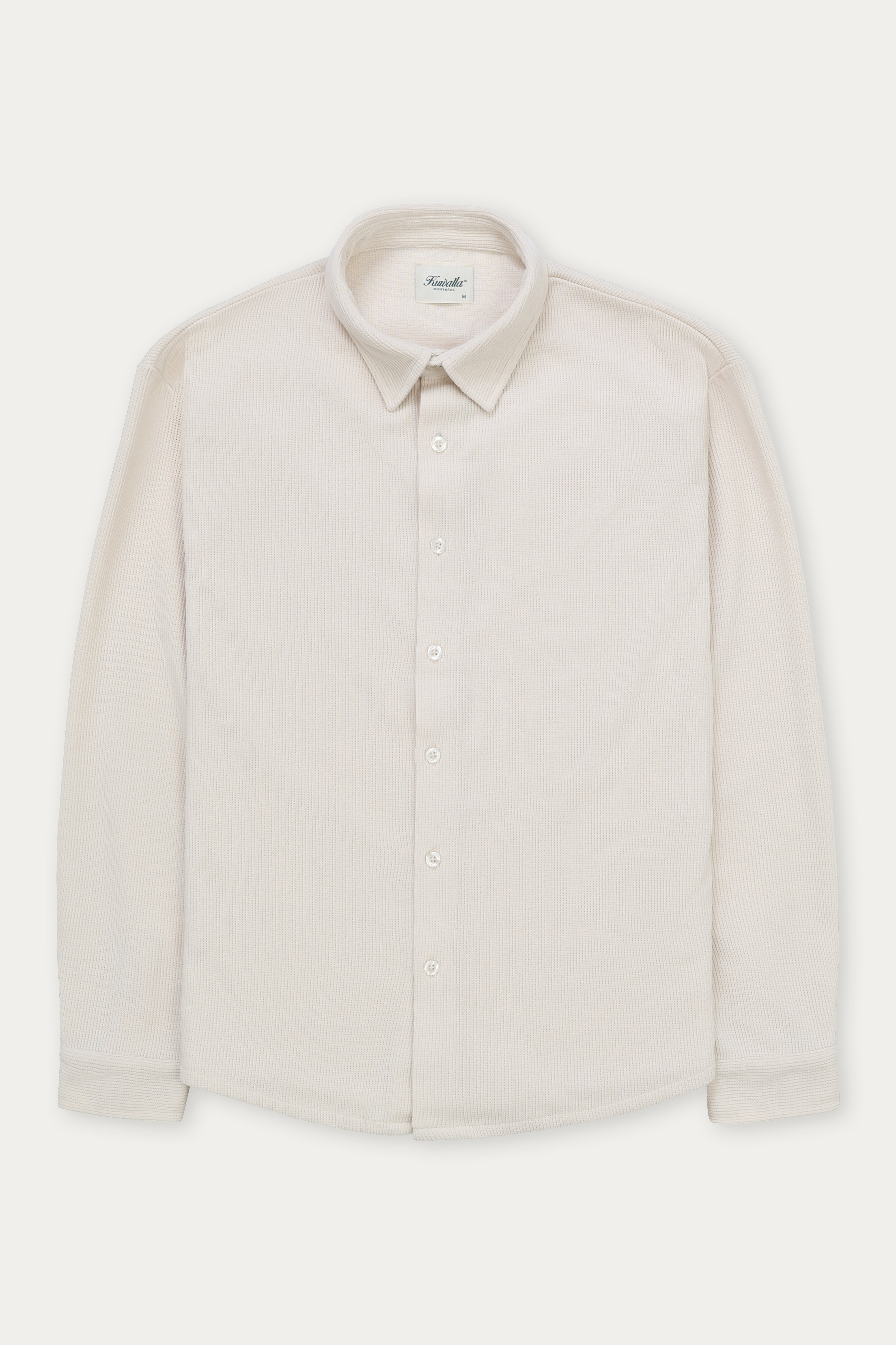 Chenille Shirt Off White