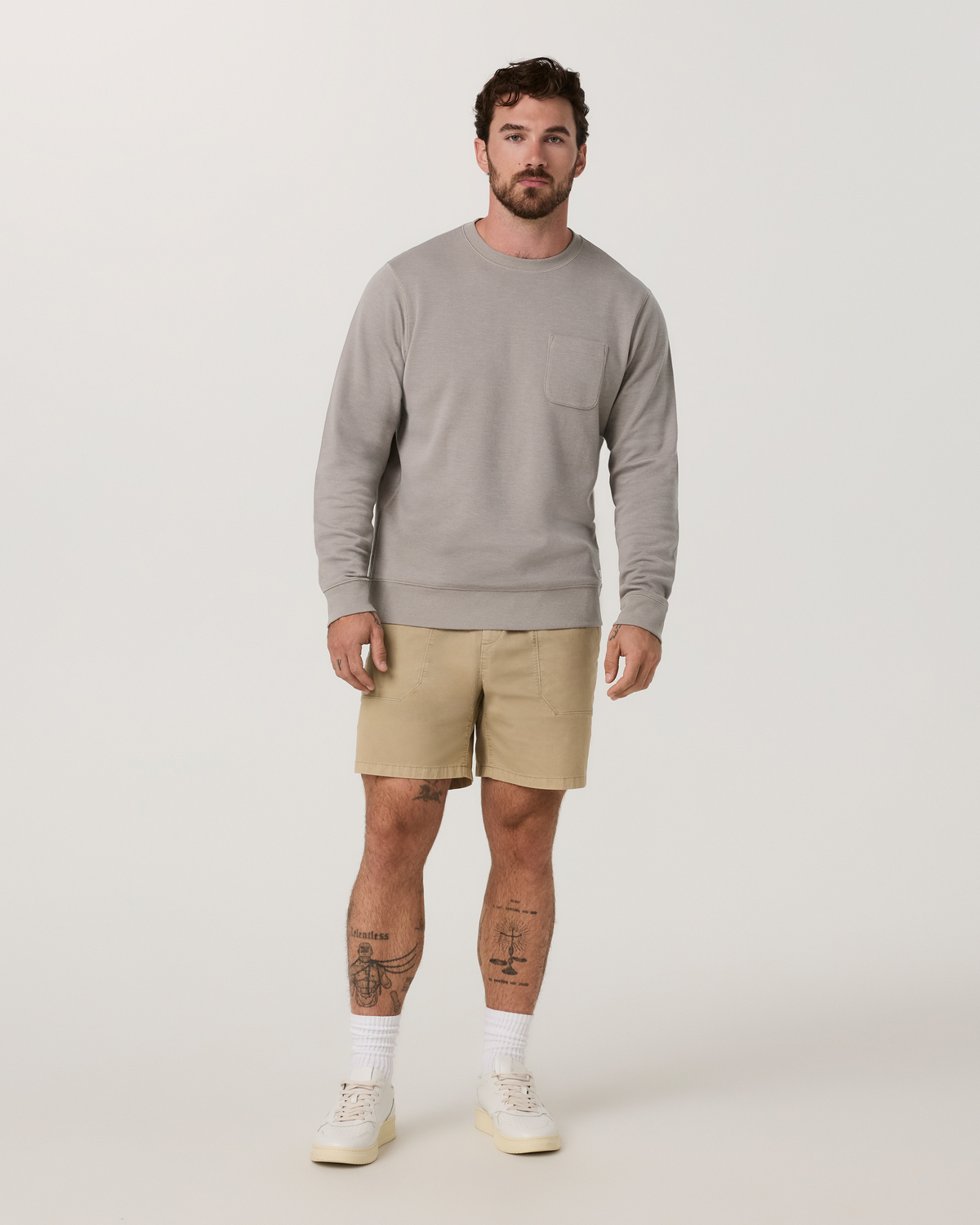 Jeffreys Crew 2.0 Mocha Heather
