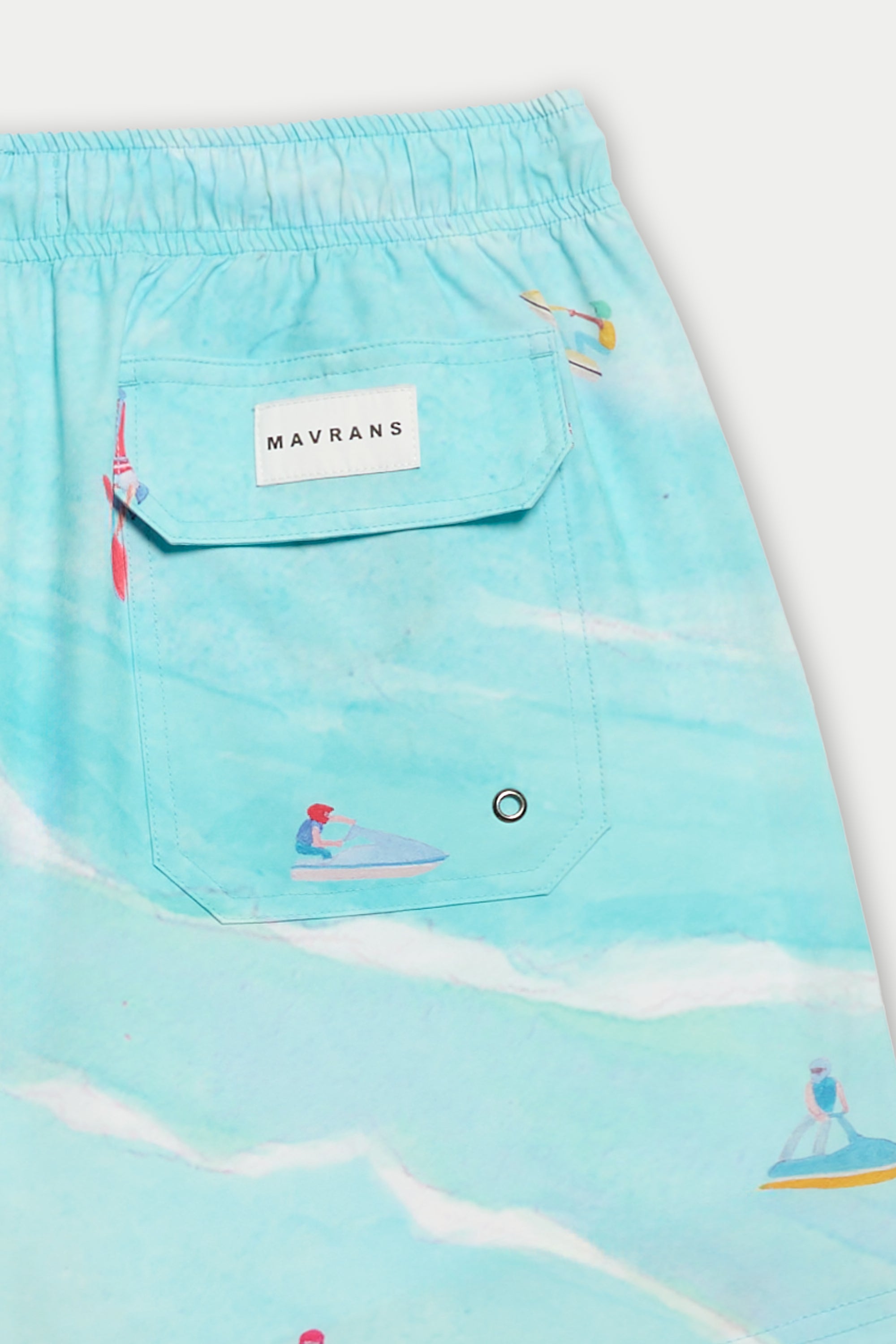 Jet Ski Island Swim Short Blue