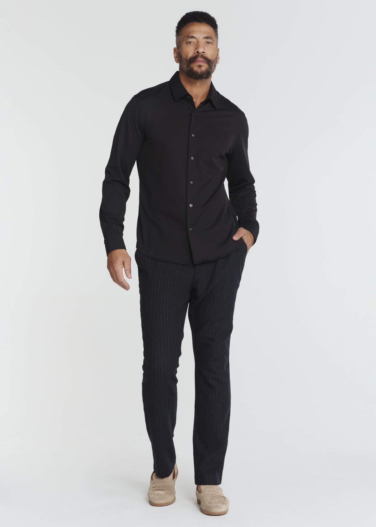 Sterling Long Sleeve Shirt Black