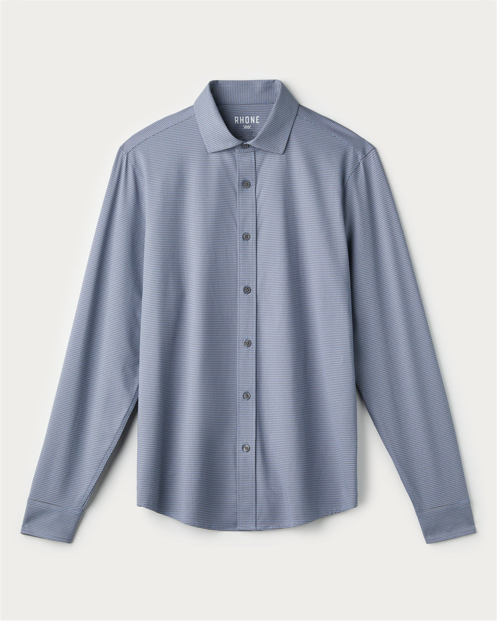 Commuter Shirt Semi-Spread Collar Bold Blue/Brown Gingham