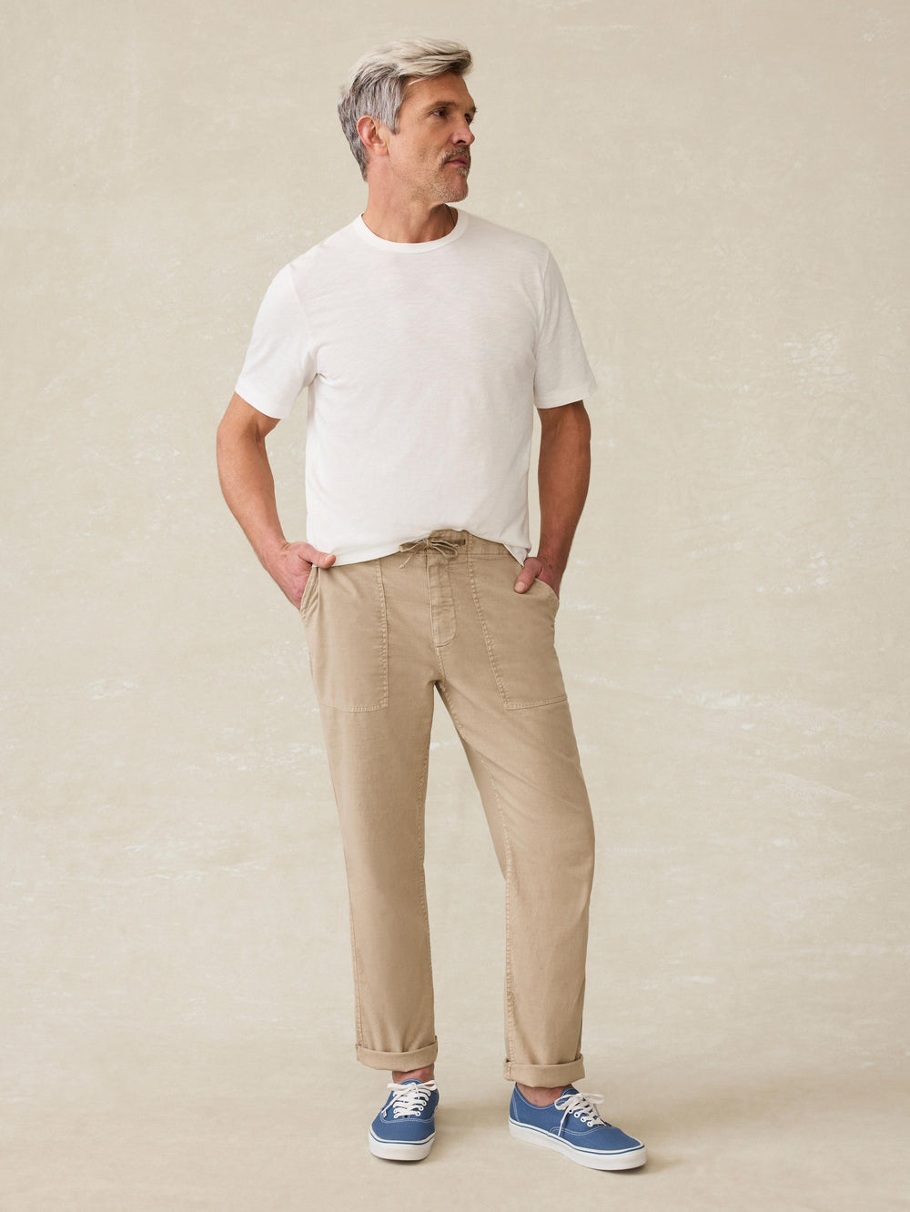 Sunwashed Tee White