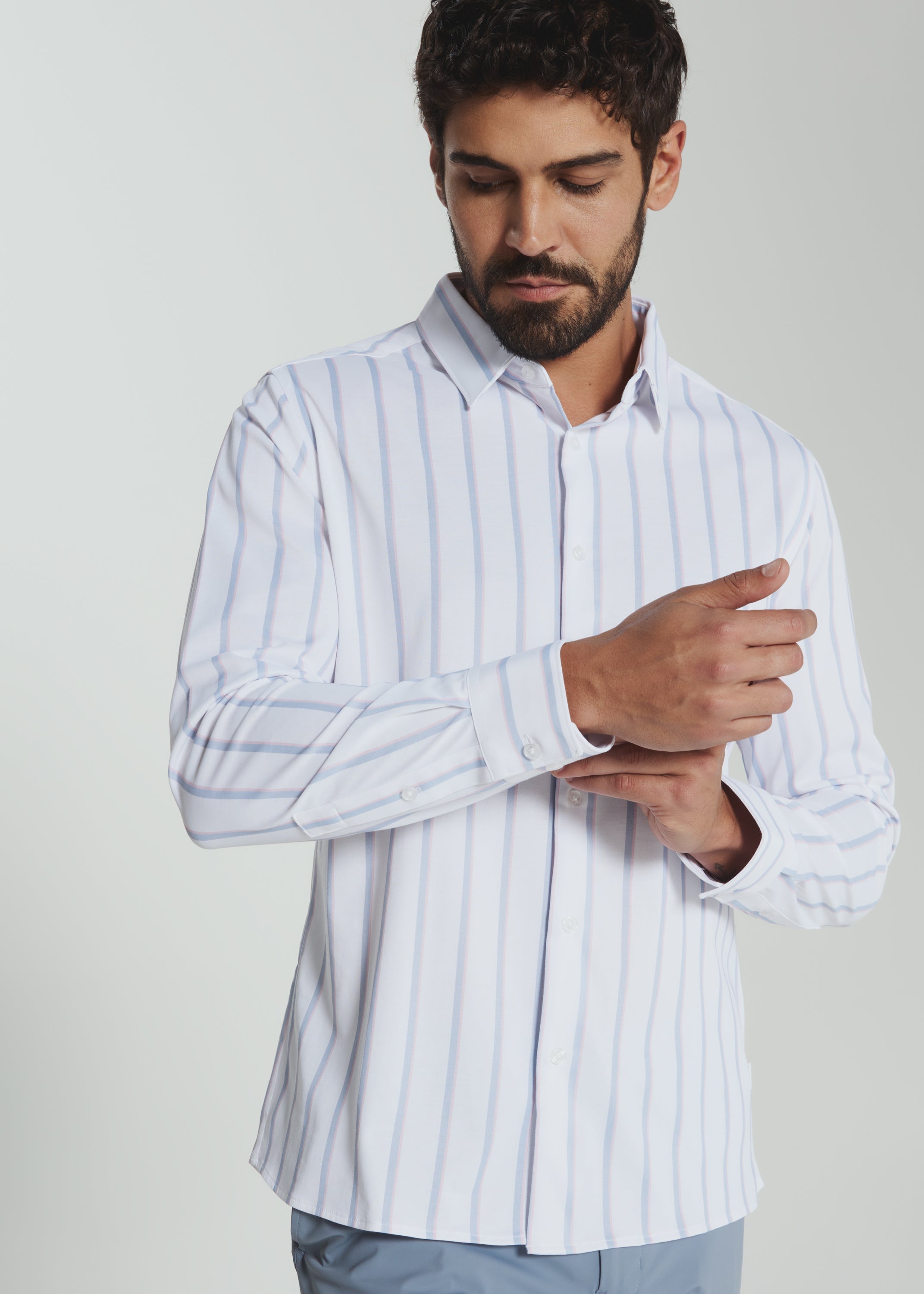 Alton Long Sleeve Shirt White