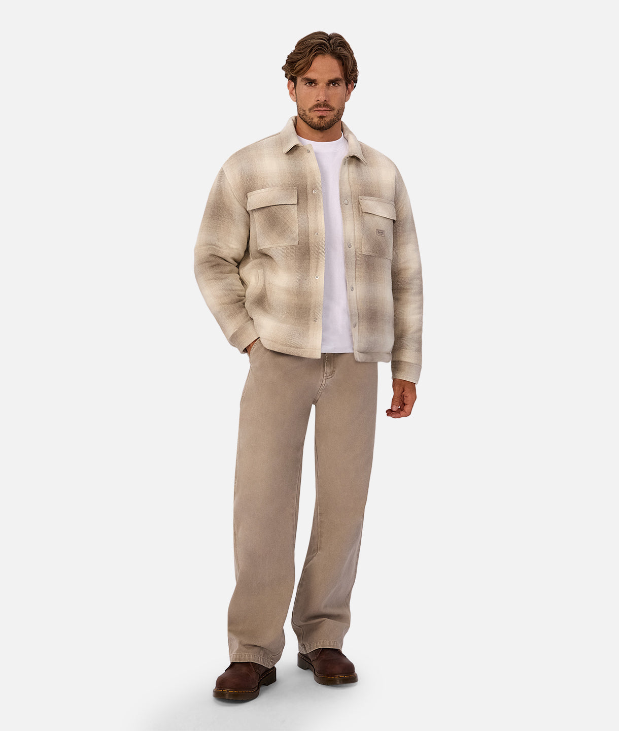The Highland Jacket Taupe Combo