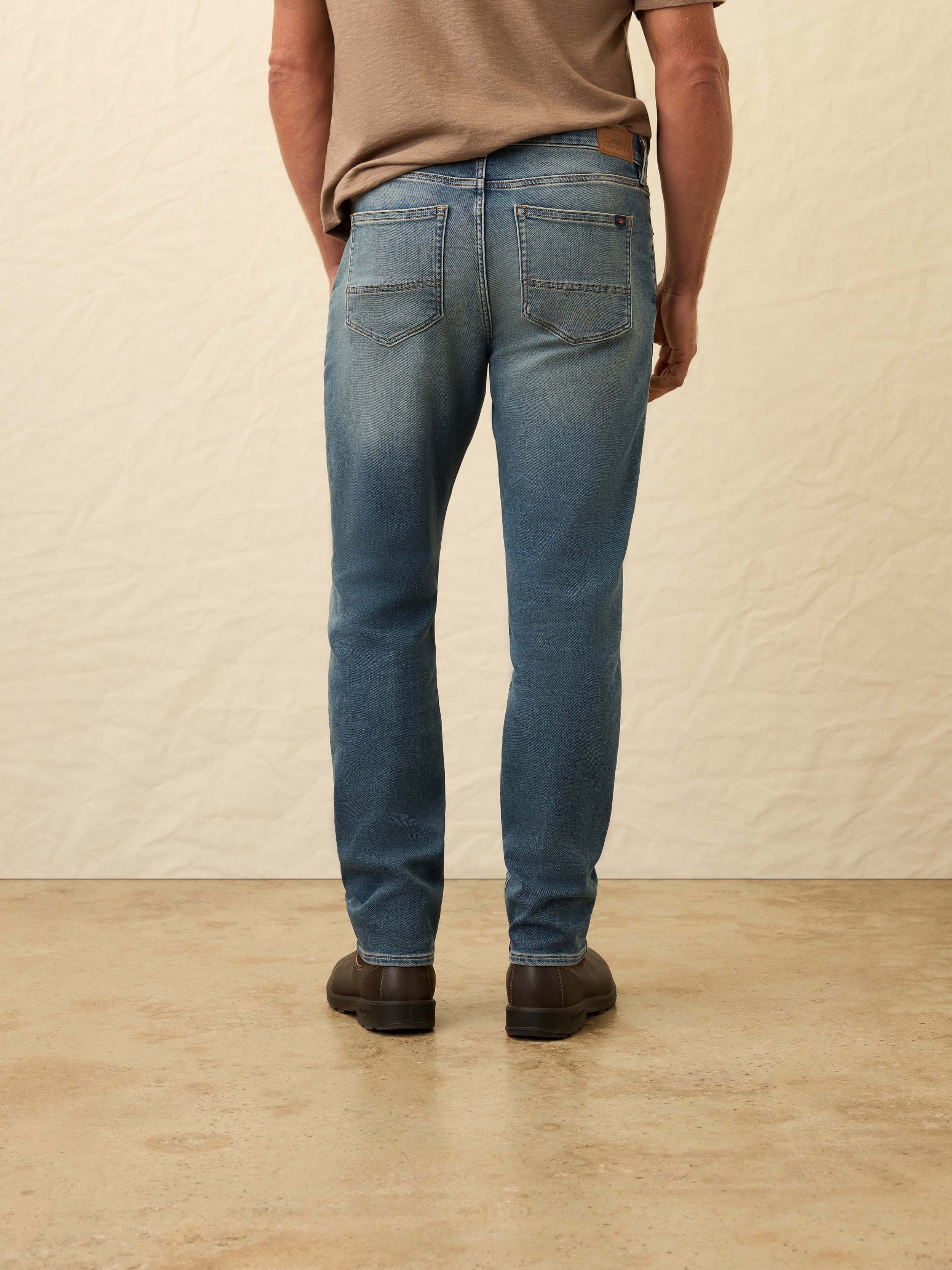 Stretch Terry Indigo 5 Pocket Indigo Ocean Wash
