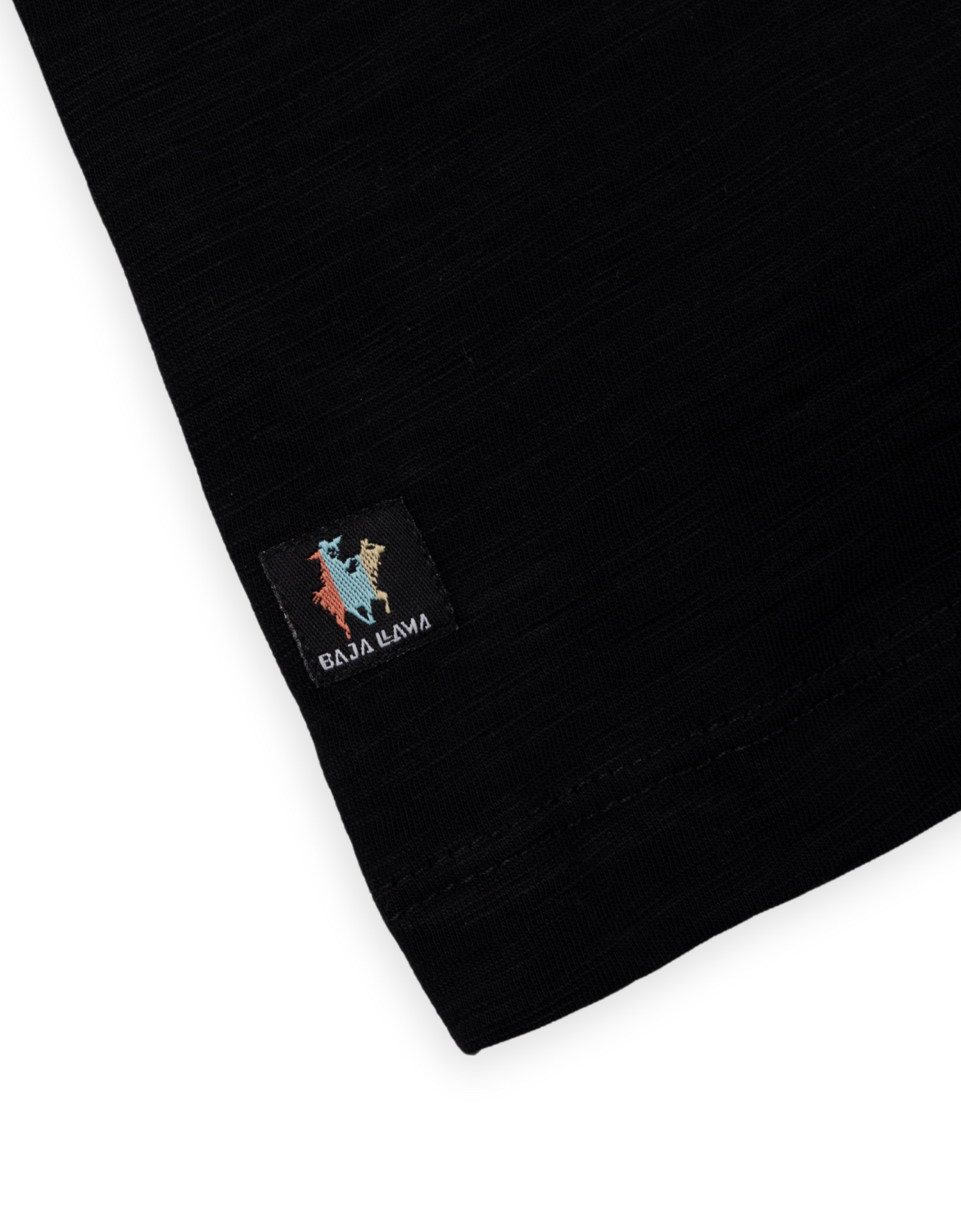 Boring Embroidery Tee Black