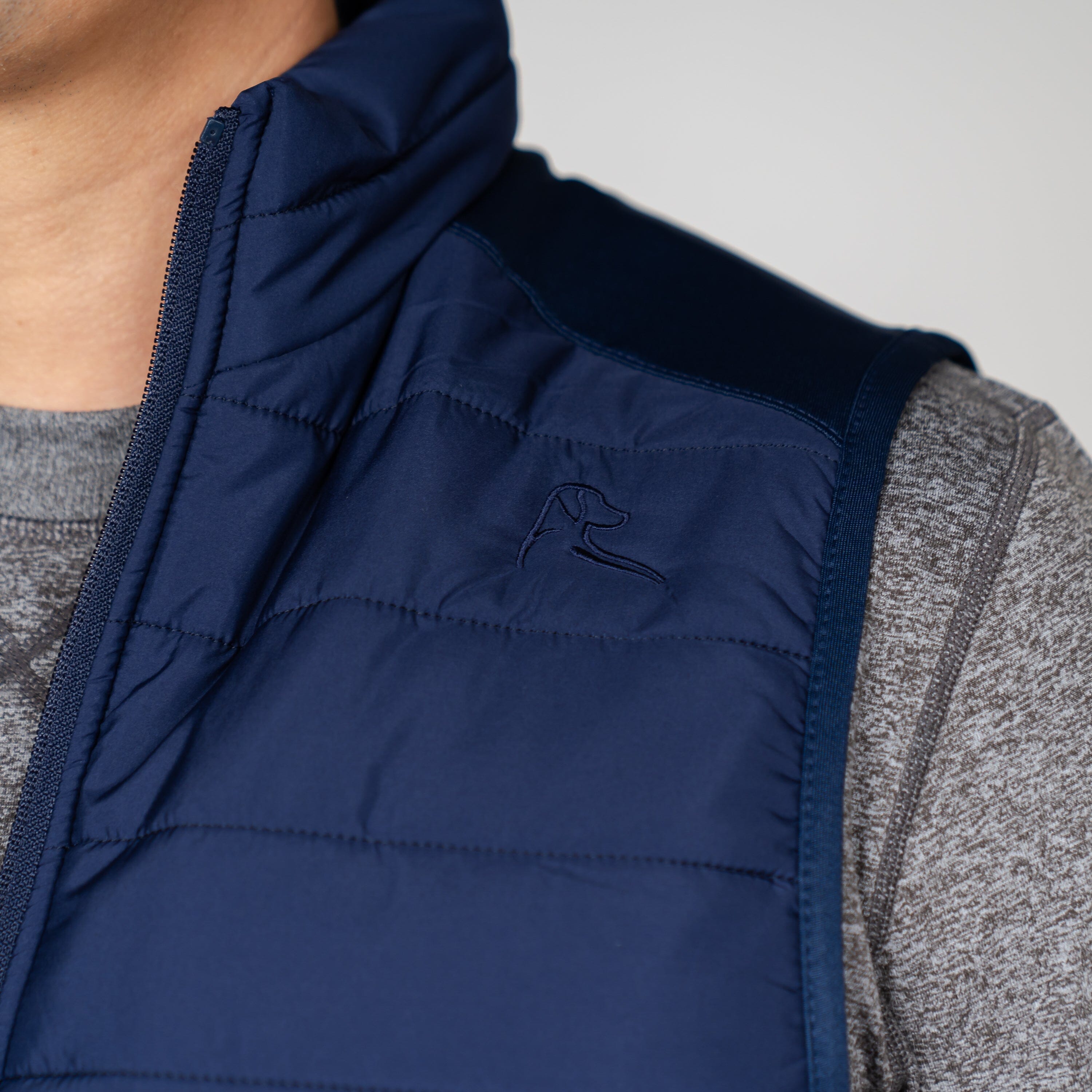 Fulton Quilted Performance Vest Fleet Navy