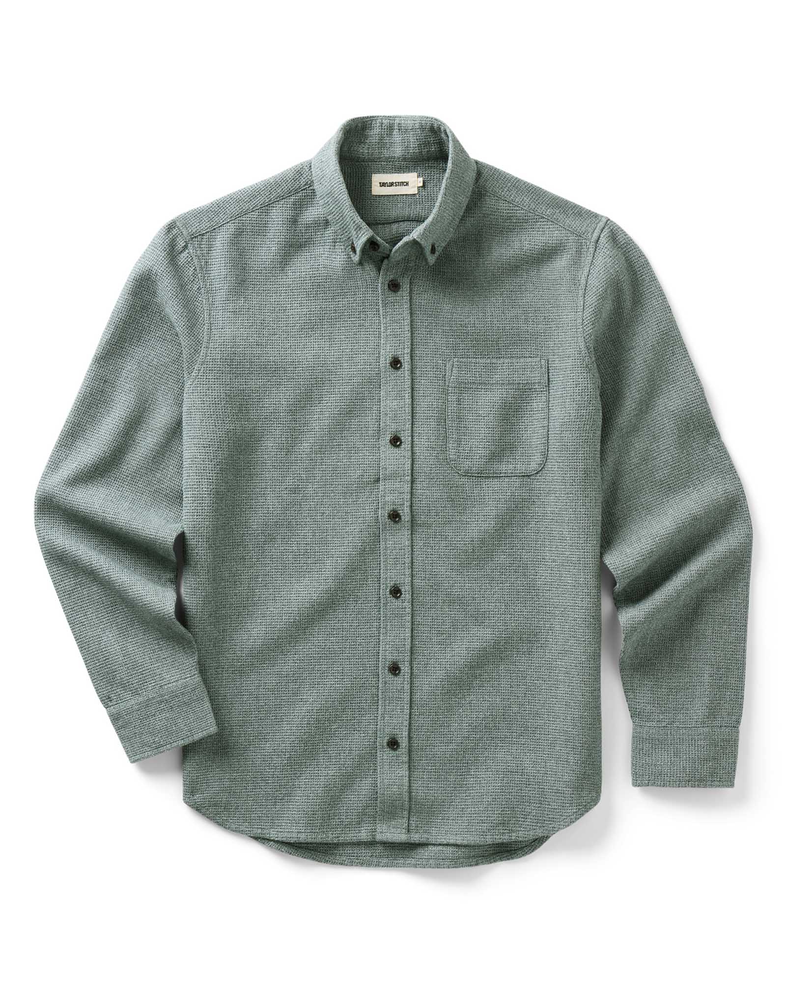 The Jack Waffle Shirt Pine Twist