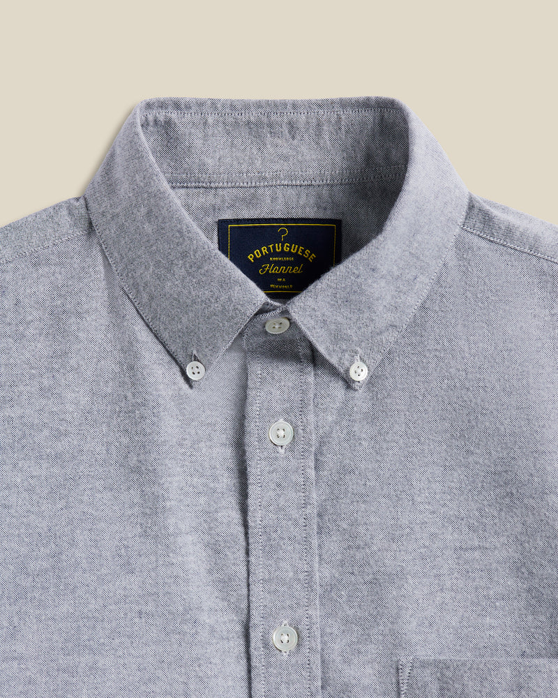 Brushed Oxford Shirt Blue