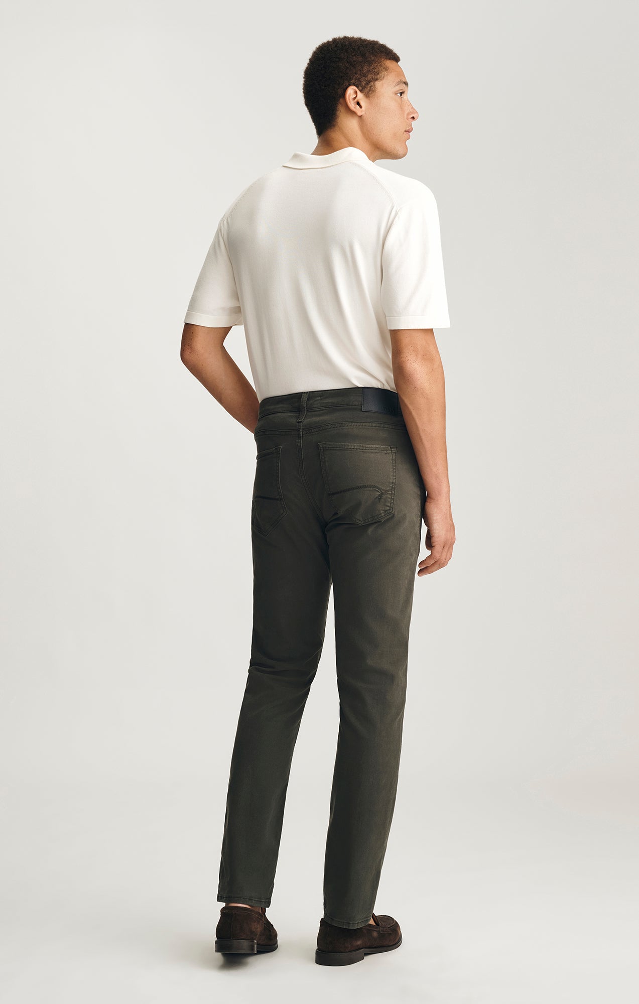 Marcus Slim Straight Luxe Twill Peat