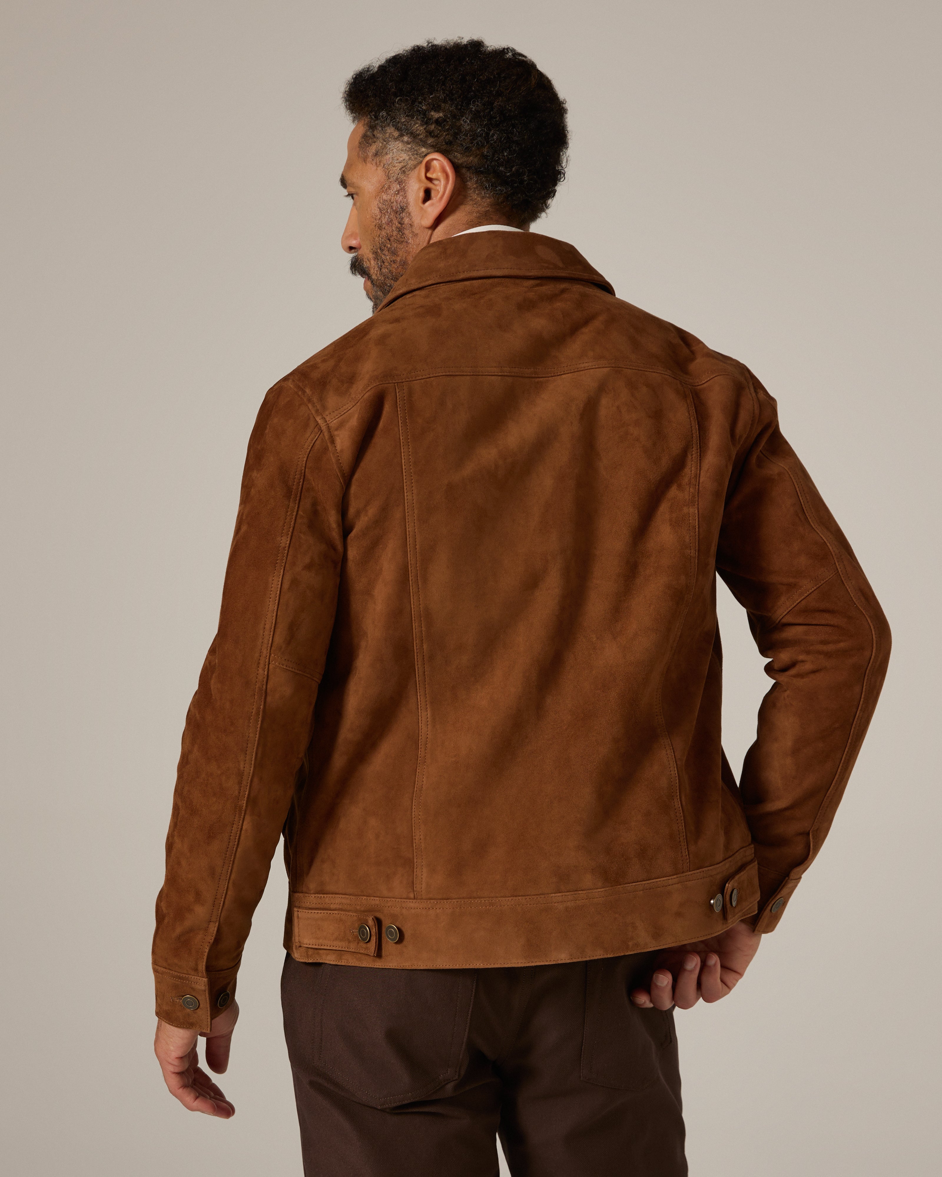 Outback Suede Jacket Brown