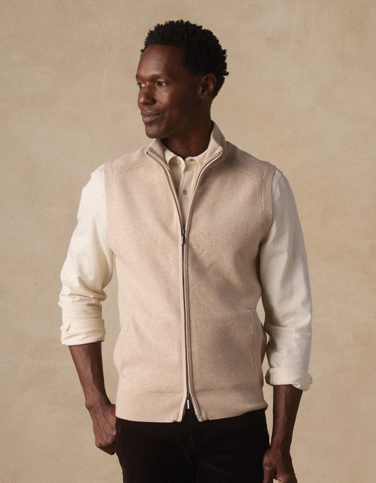 Coopers Landing Vest Oatmeal