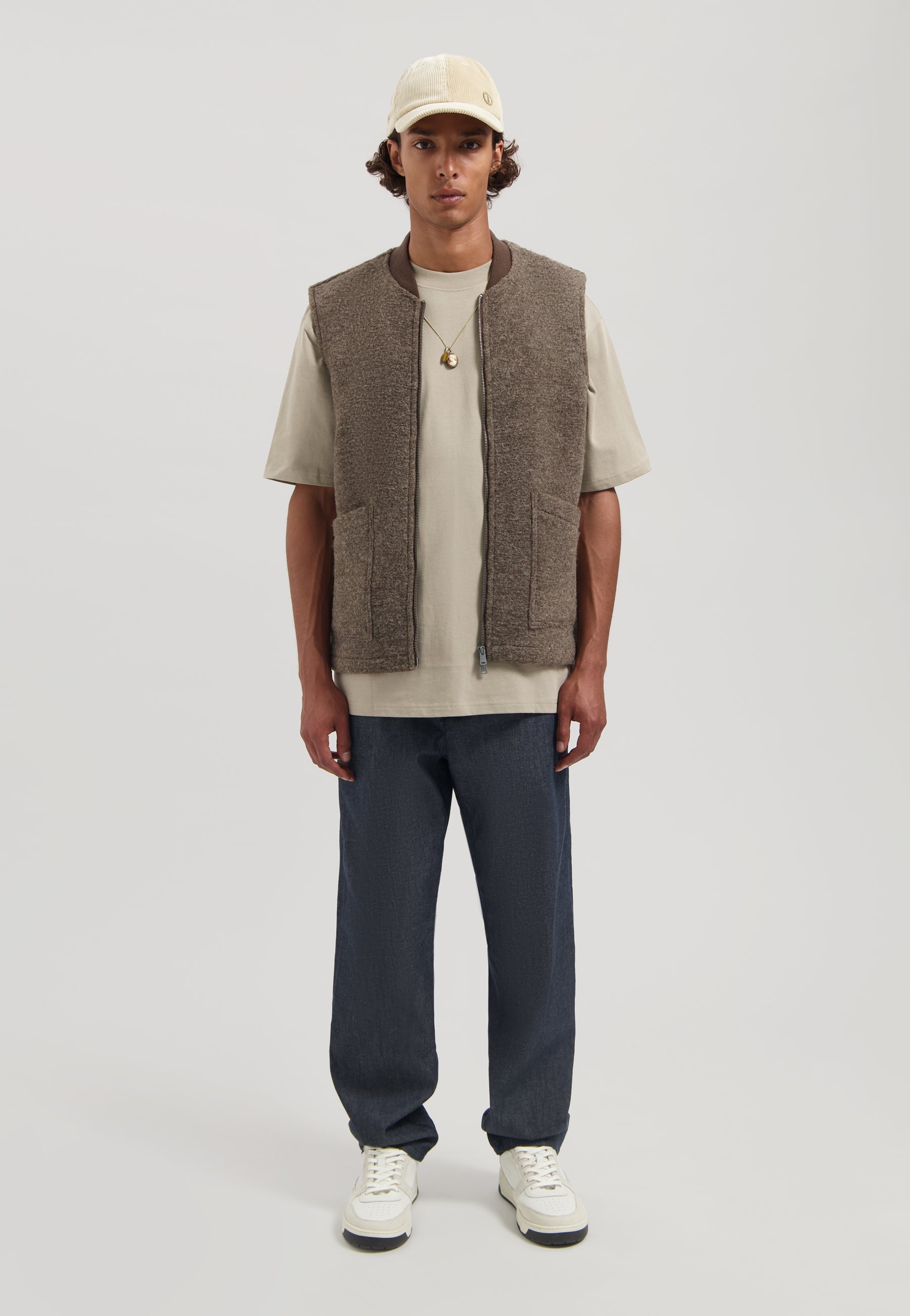 Nils Gilet Vintage Khaki
