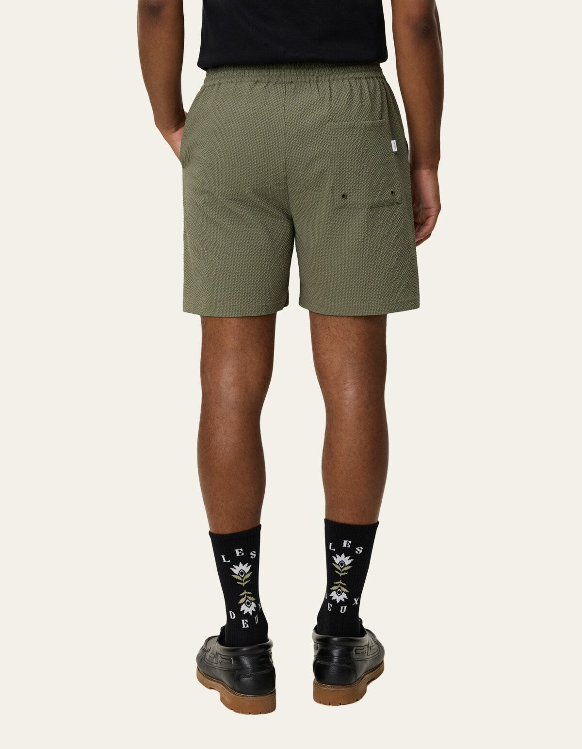 Stan Seersucker Swim Shorts 2.0 Lichen Green