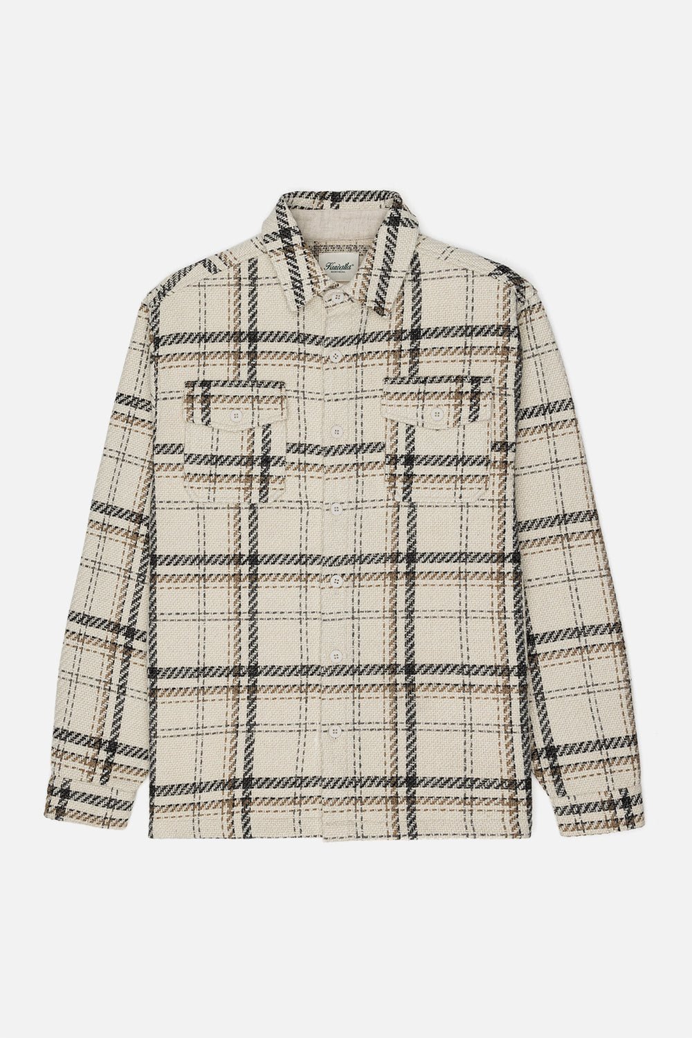 Heavyweight Plaid Shirt Cream