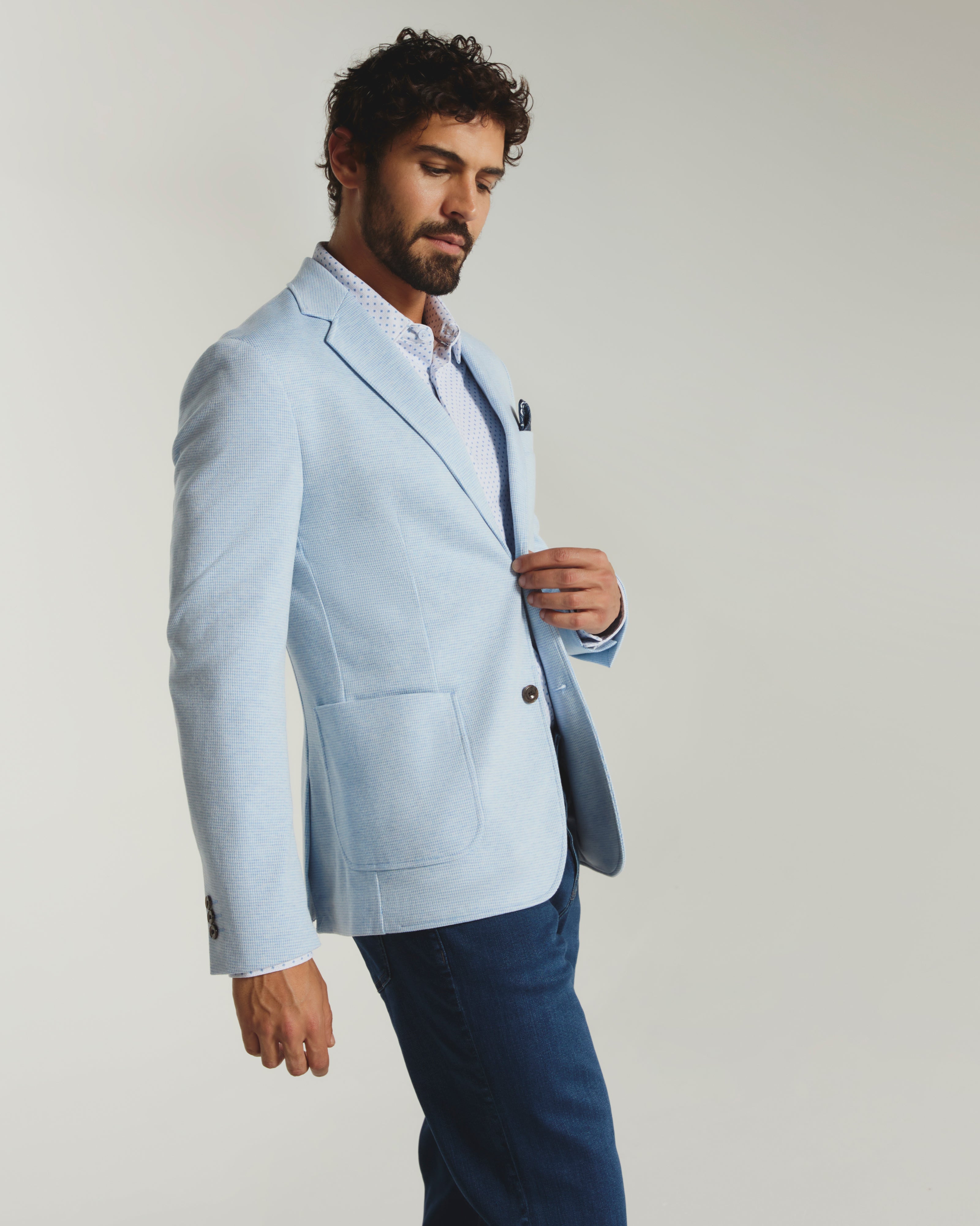 Westport Blazer Light Blue