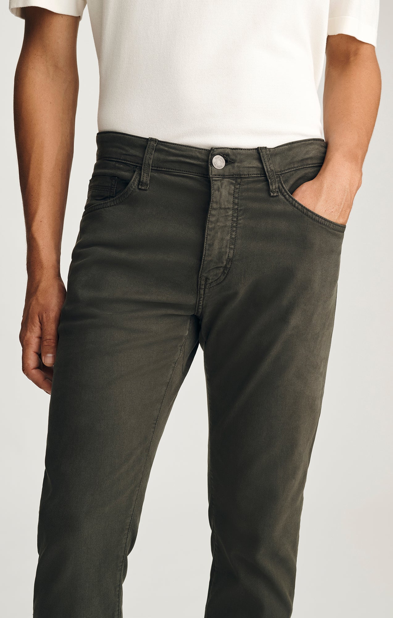 Marcus Slim Straight Luxe Twill Peat