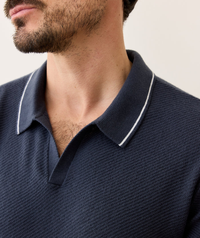 Greyson Sweater Polo India Ink