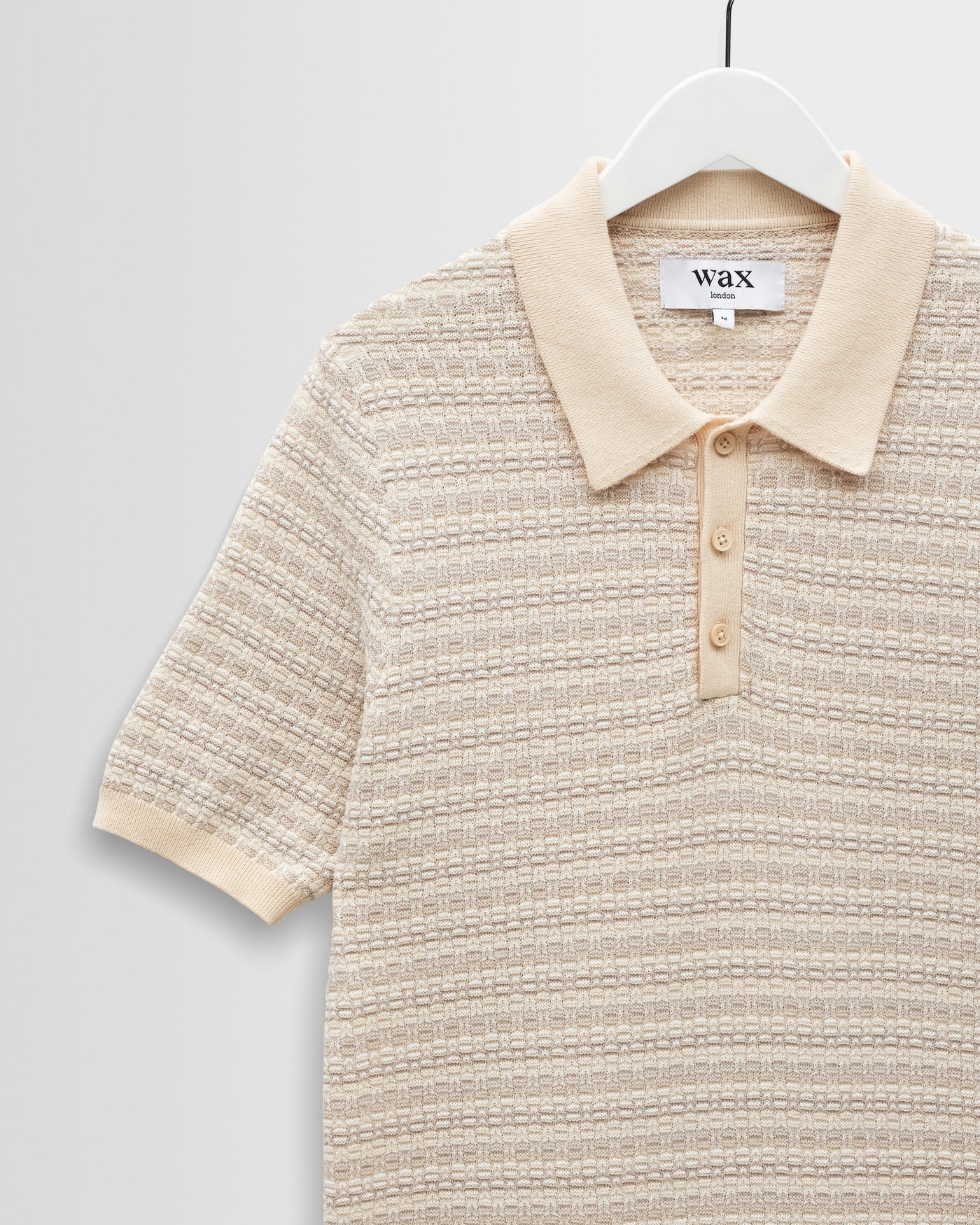Naples Polo in Mini Geo Natural