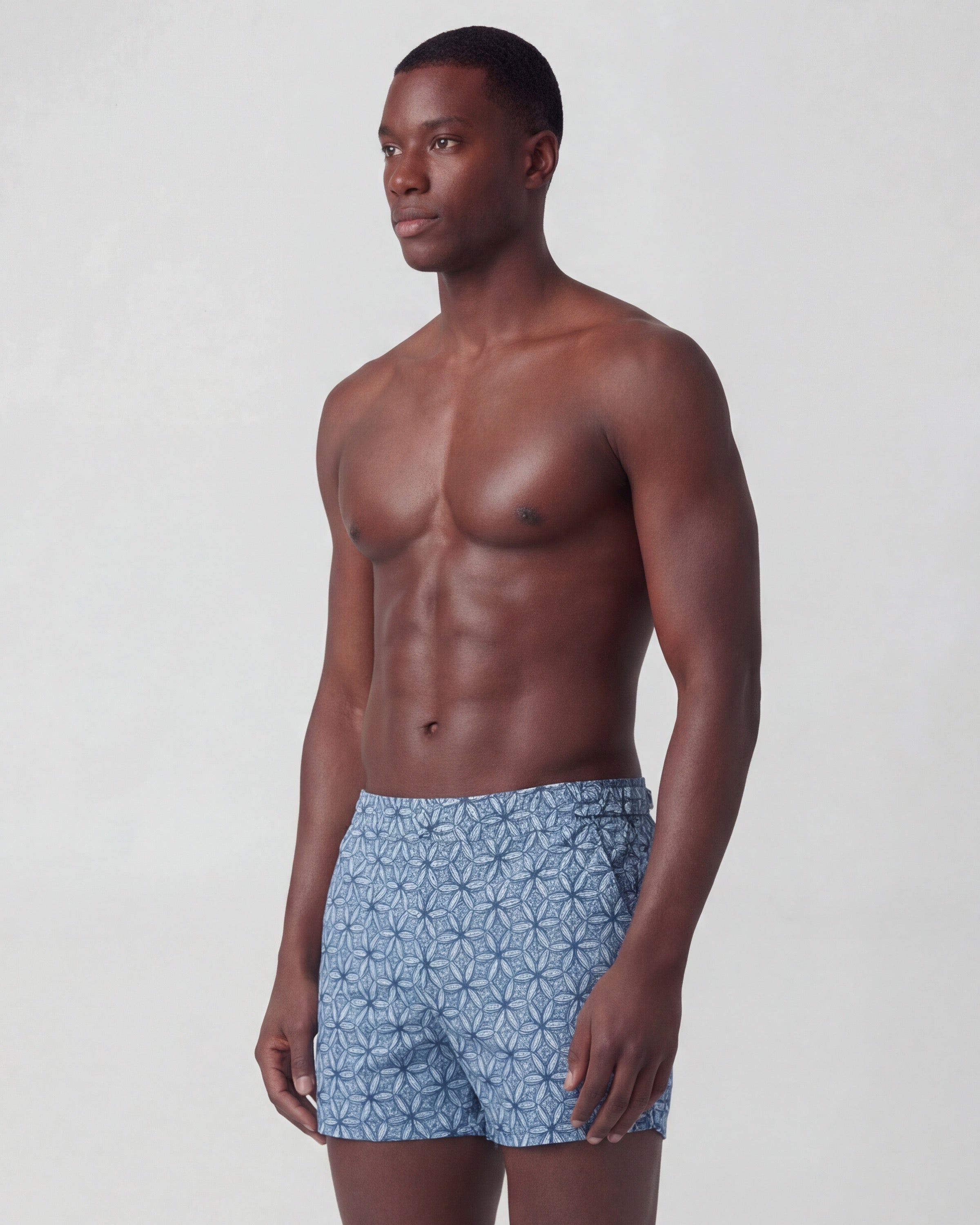 Dragon Pool Swim Short Tribal Blue