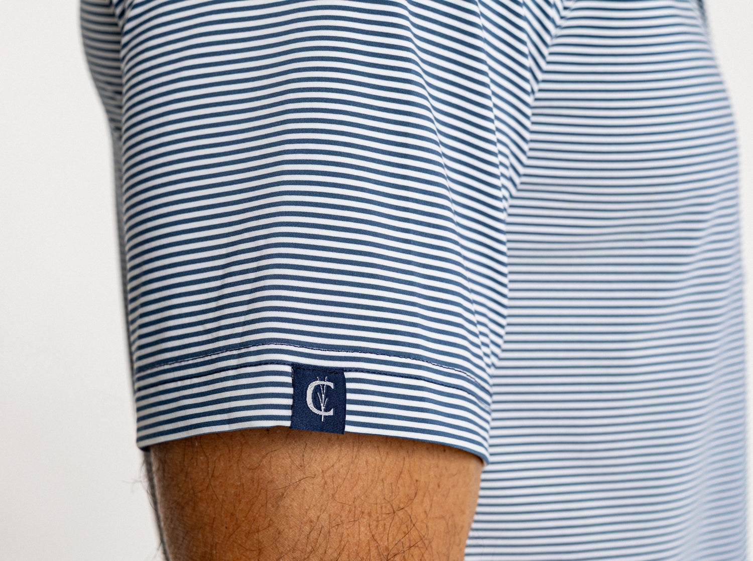 Performance Sport Range Polo Navy Hobby Stripe