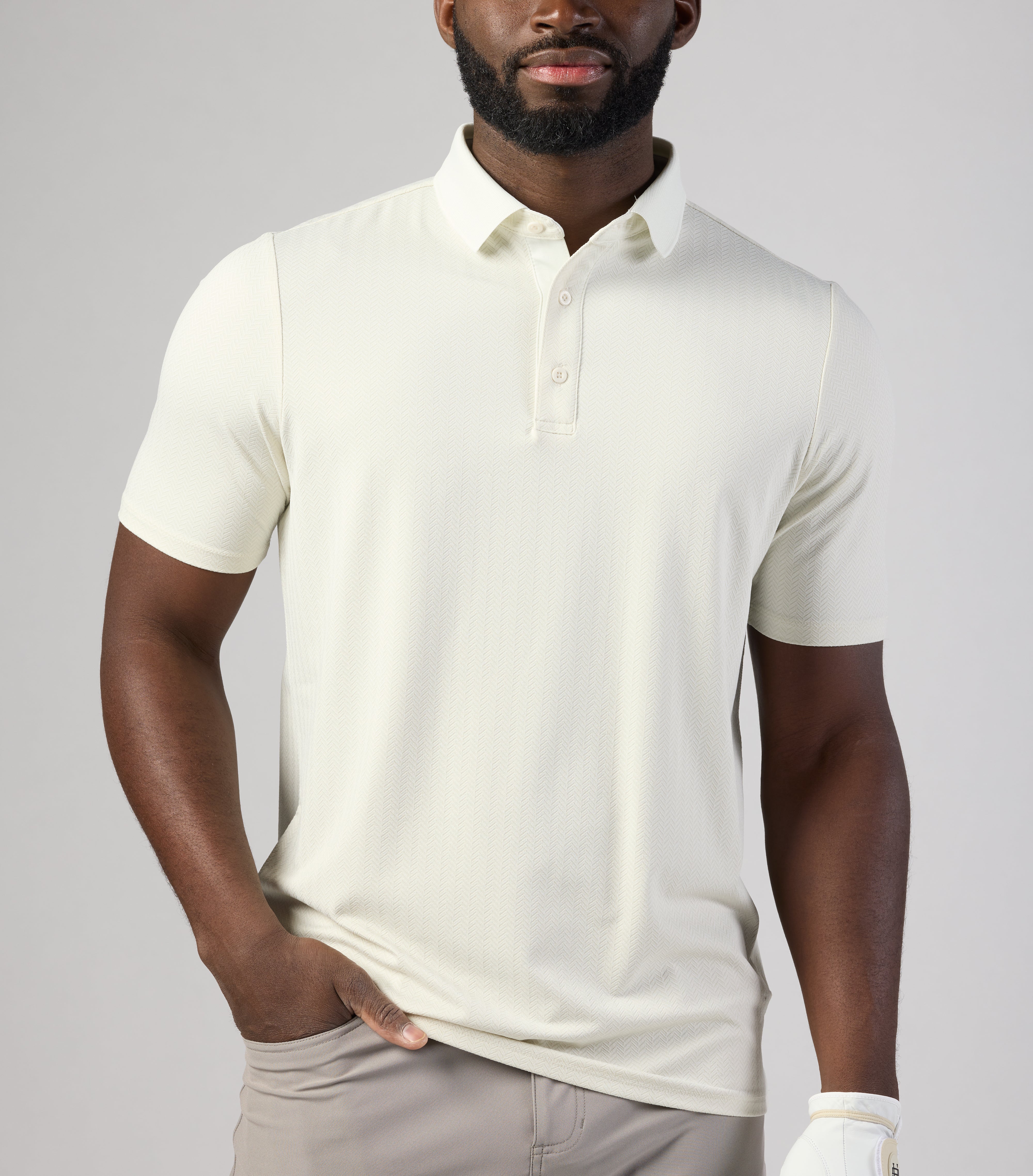 Herringbone Polo Bone
