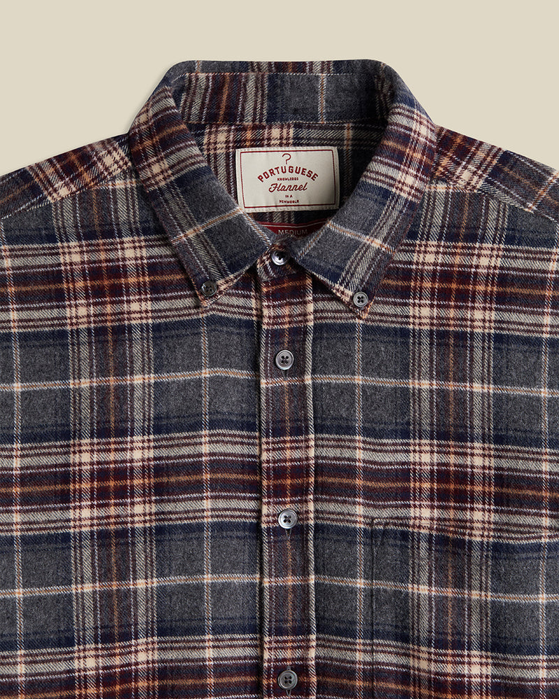 Augusta Plaid Shirt Charcoal Multi