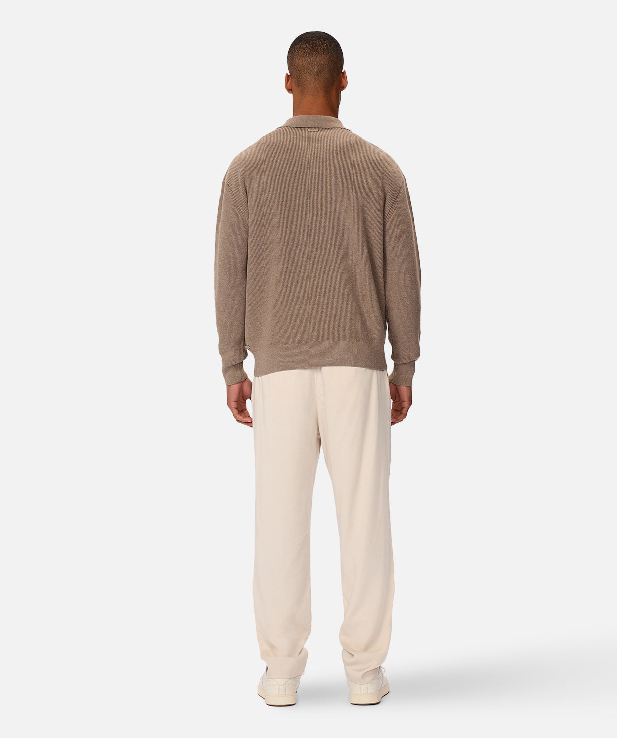 The New England Polo Knit Walnut