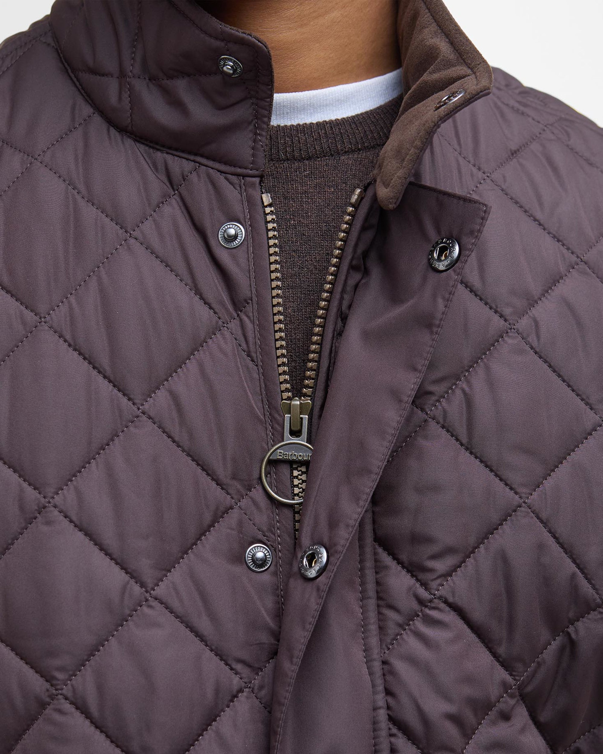 New Lowerdale Quilted Gilet Black Oak