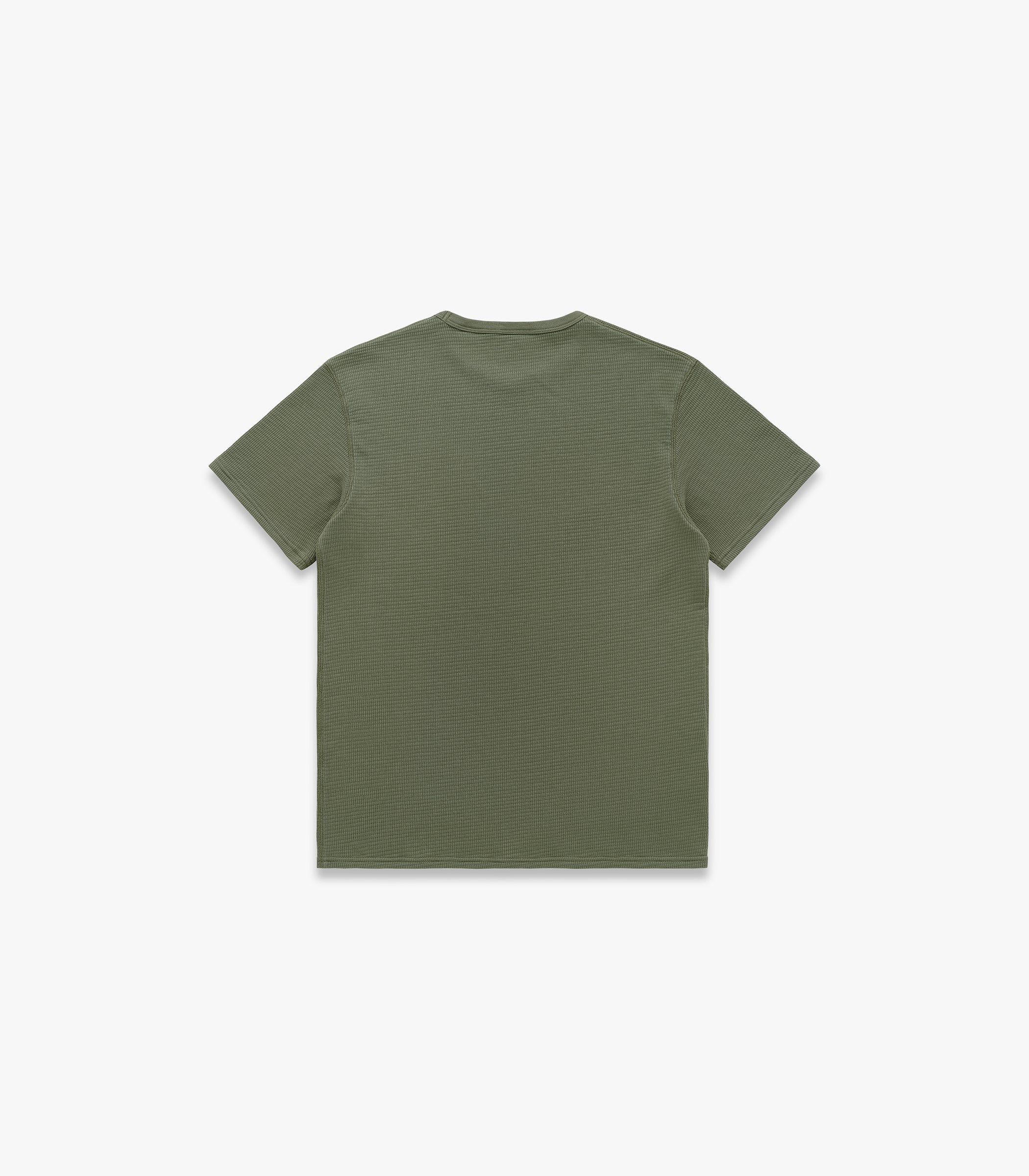 Box Knit T-Shirt Olive