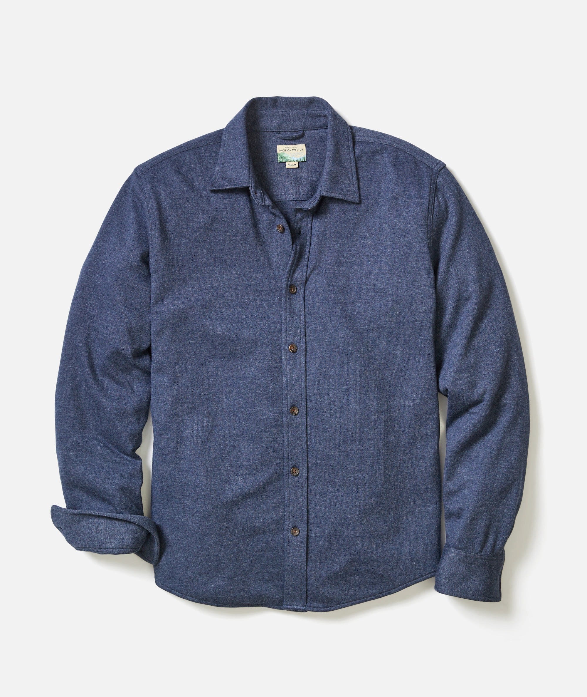 Pacifica Stretch Shirt Navy