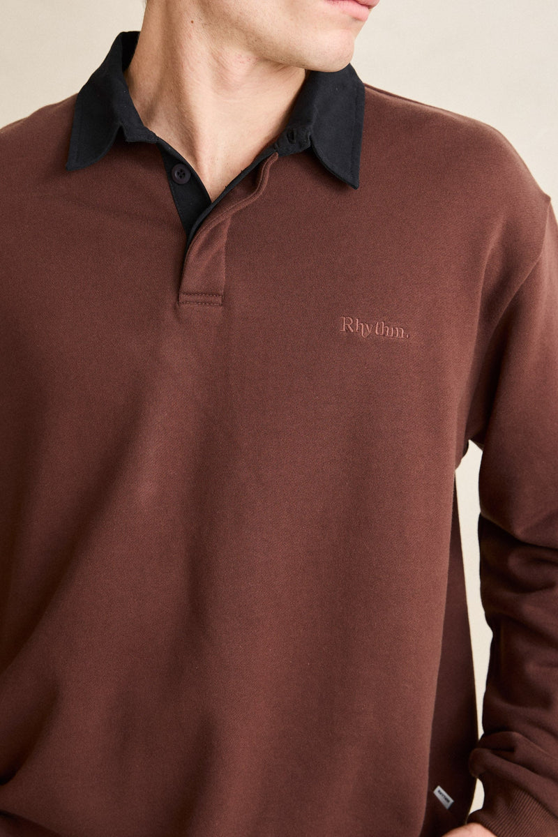 Koa Rugby Polo Chocolate