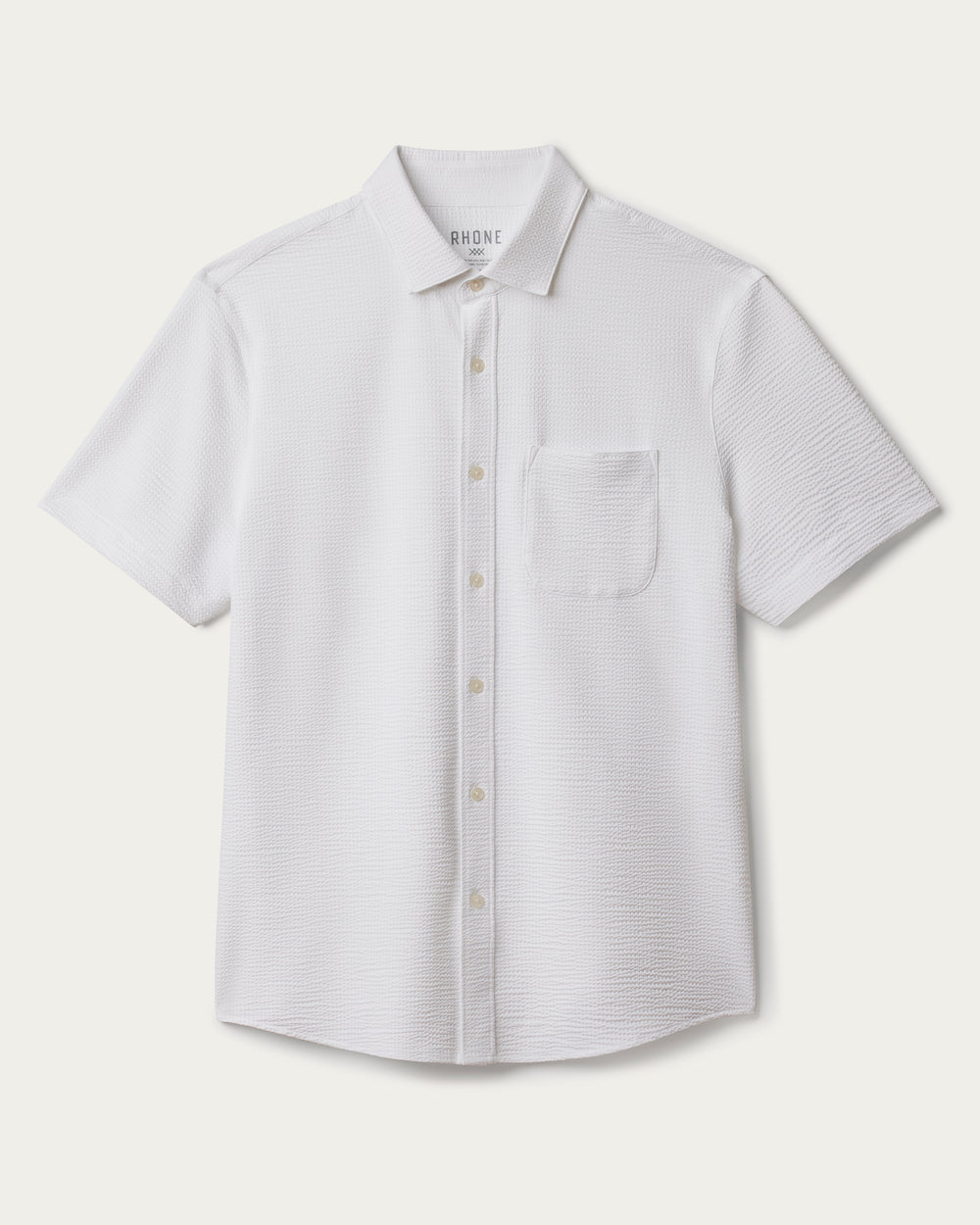 Commuter Seersucker Button Down White