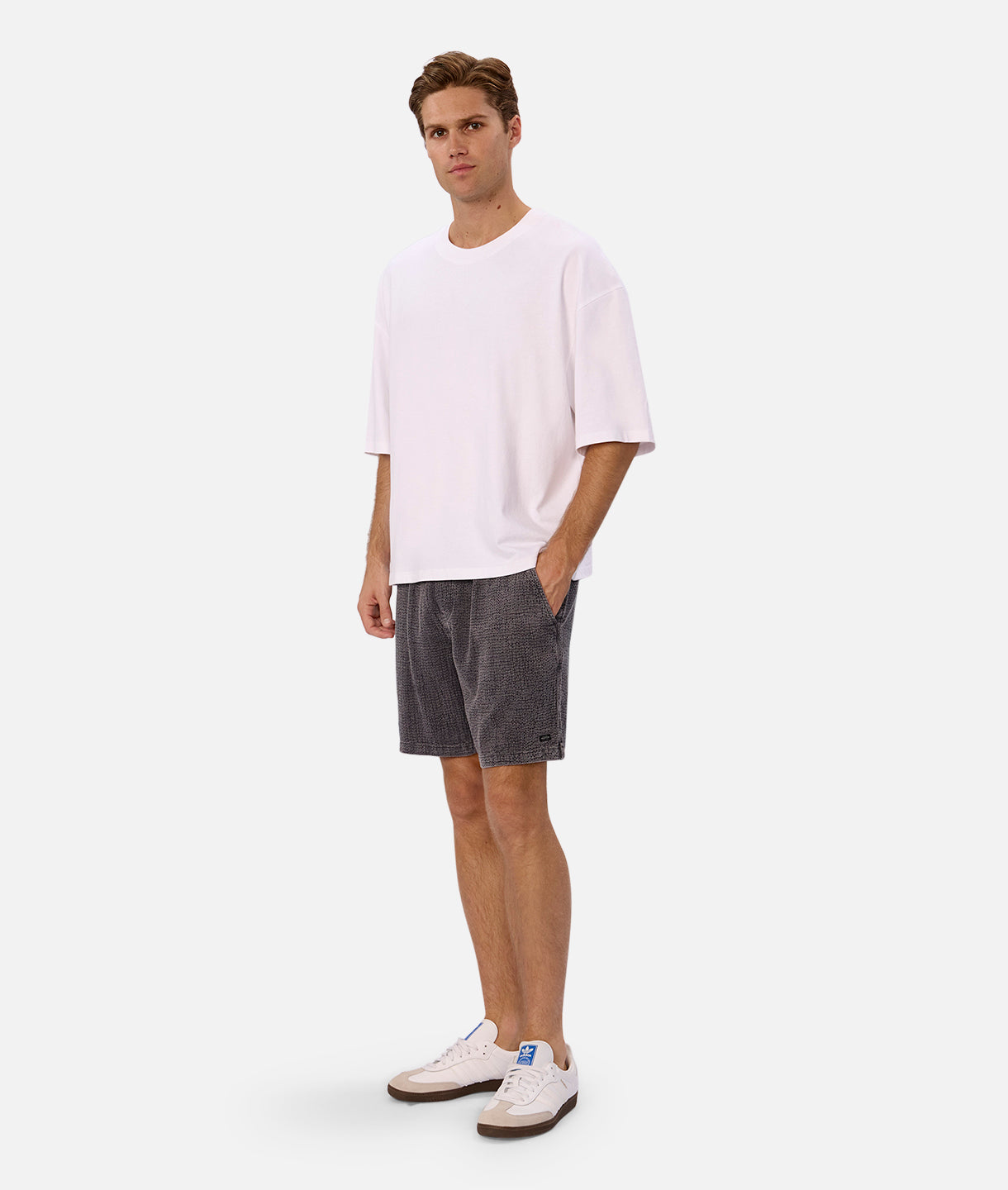 The Canyon Drawstring Short Washed Charcoal
