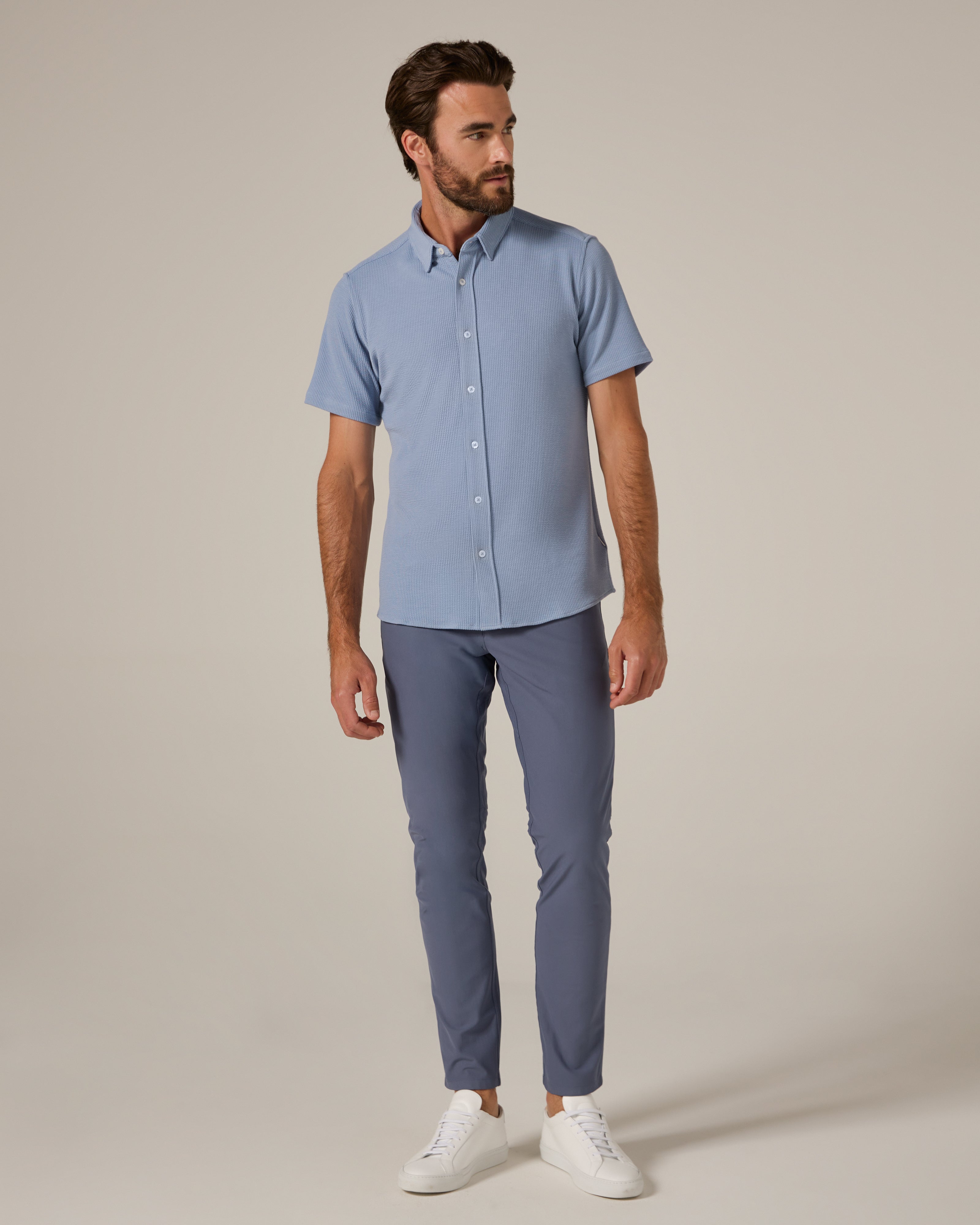 Levine Short Sleeve Shirt Thundercloud