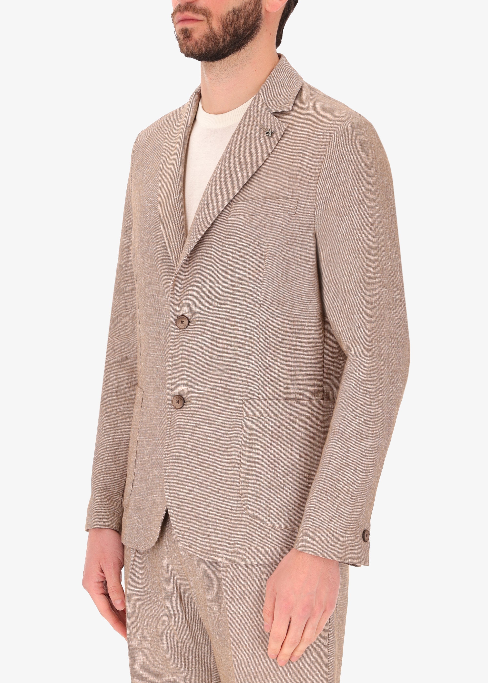 Certo Linen Blazer Mud