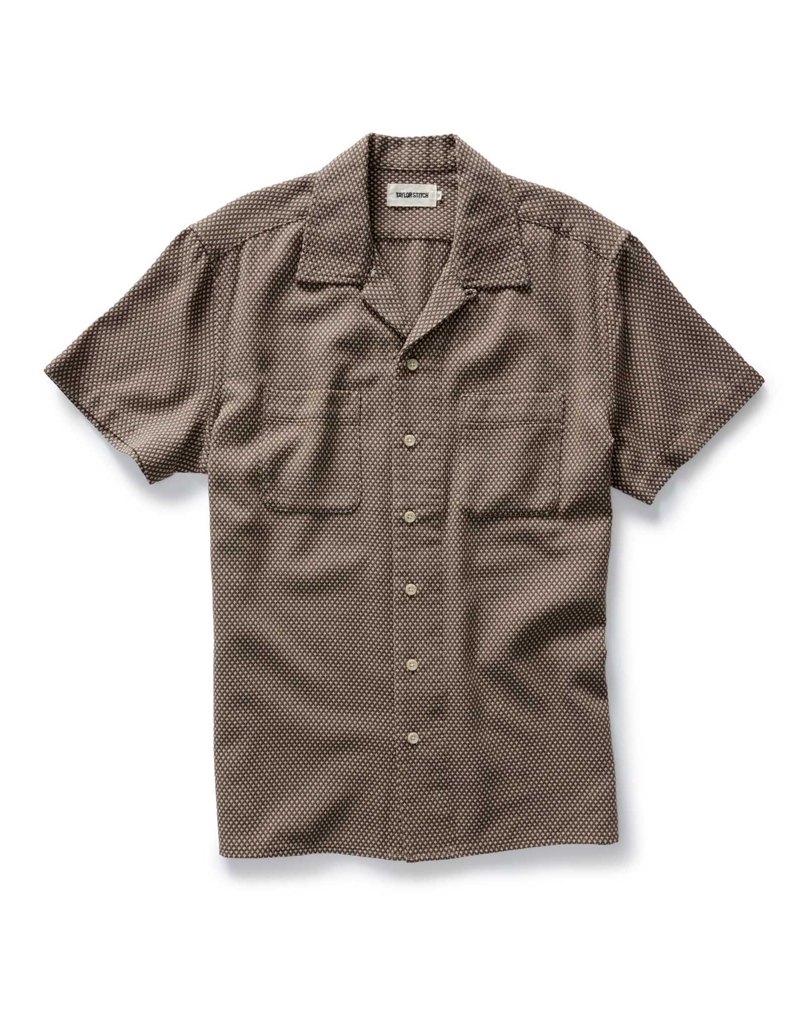 The Conrad Shirt Cocoa Dobby