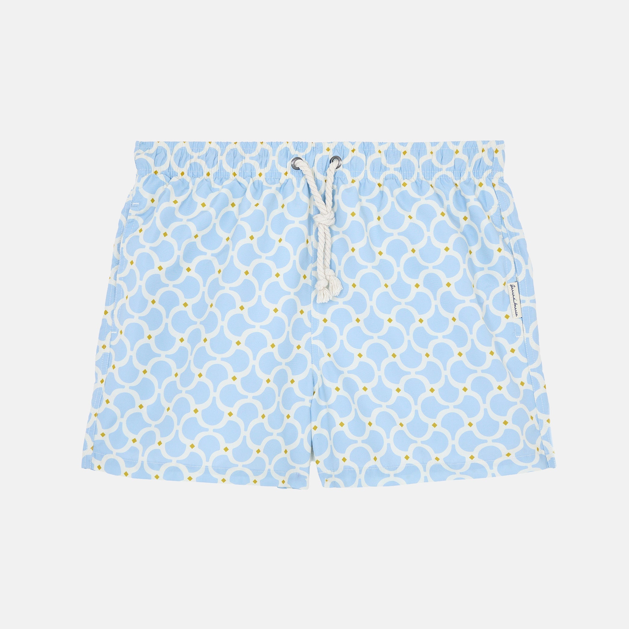 Nora Patterned Swim Short Azzurro