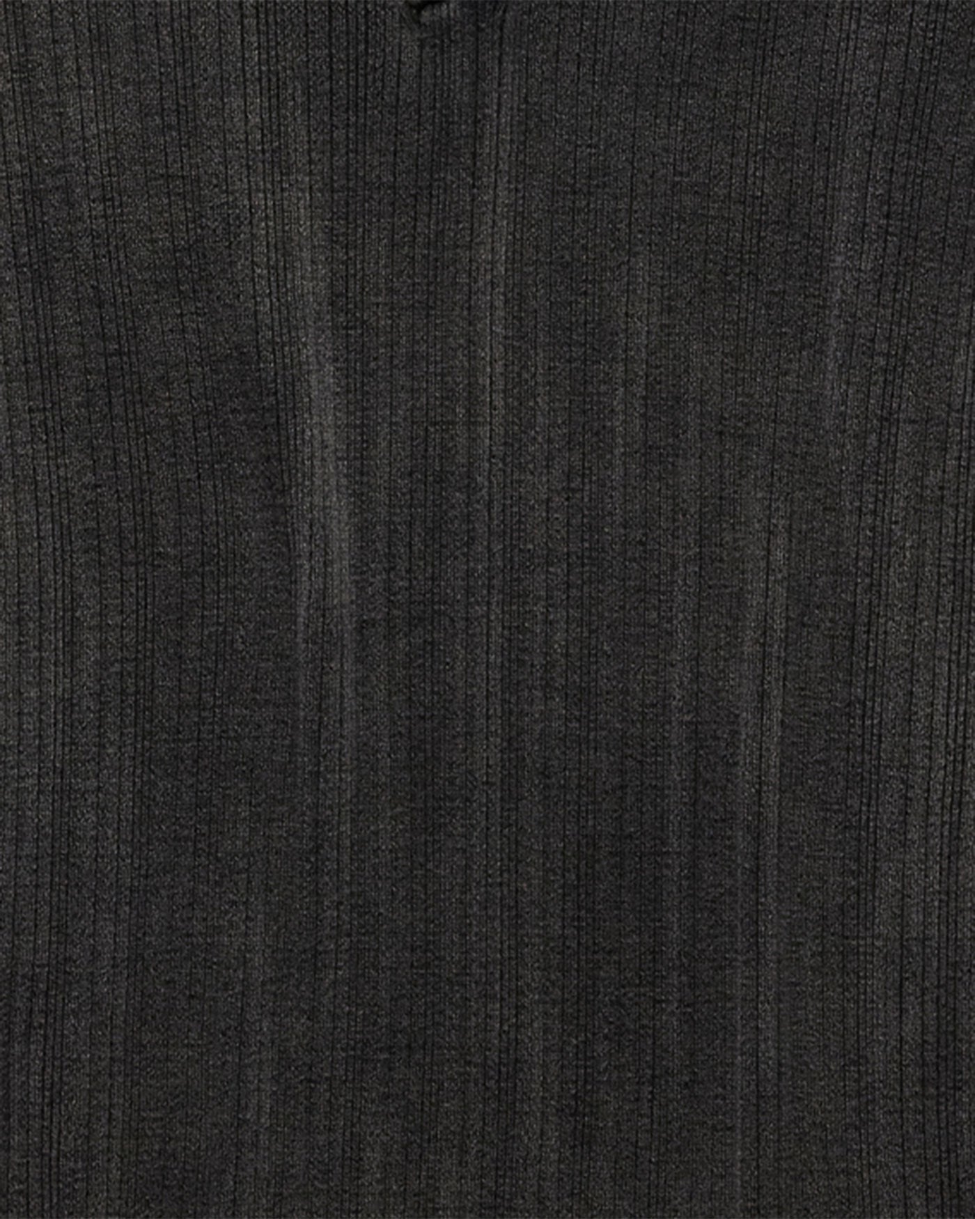 Gaffney Acid Wash Sweater Polo Washed Black