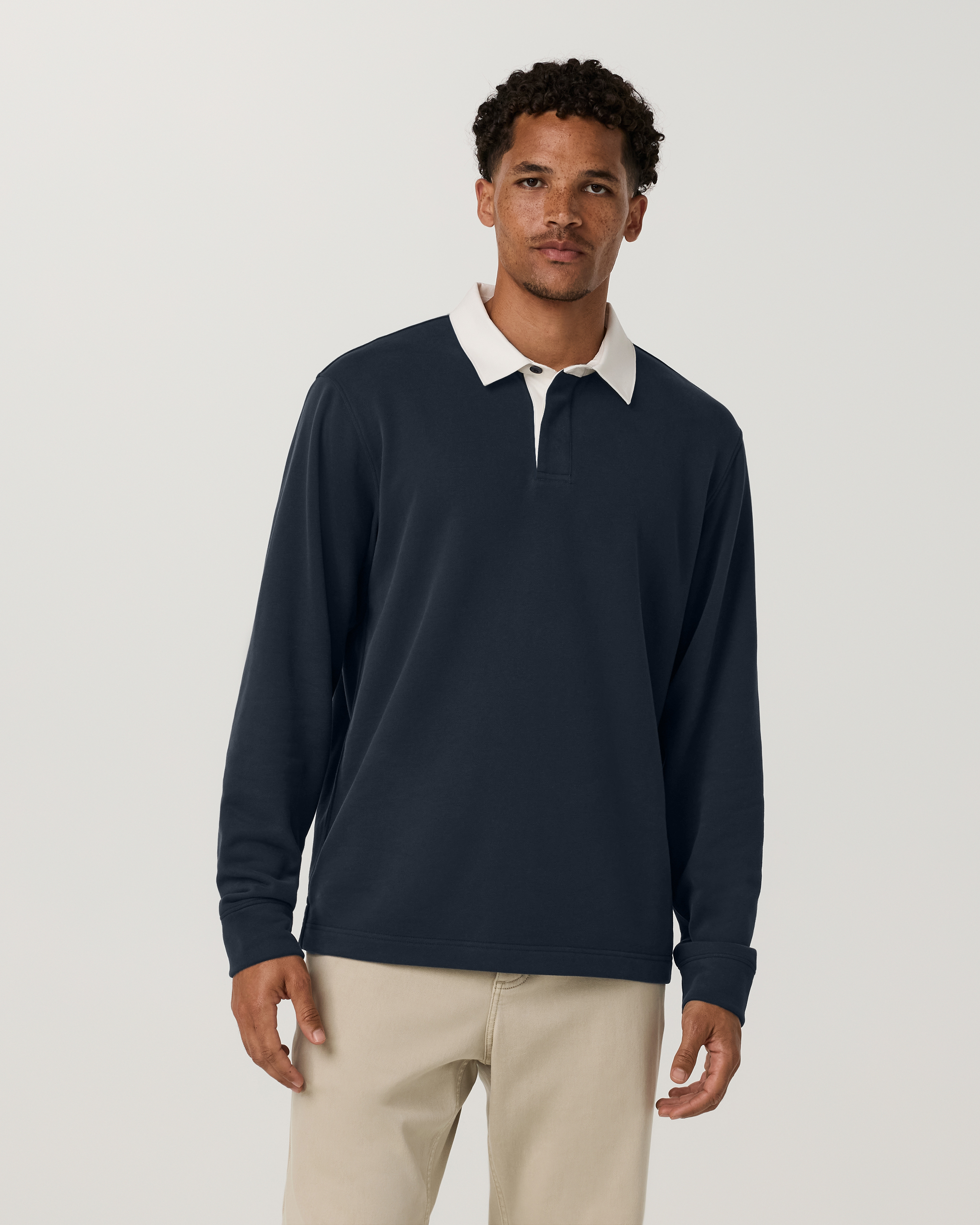 L/S Cypress Rugby Navy